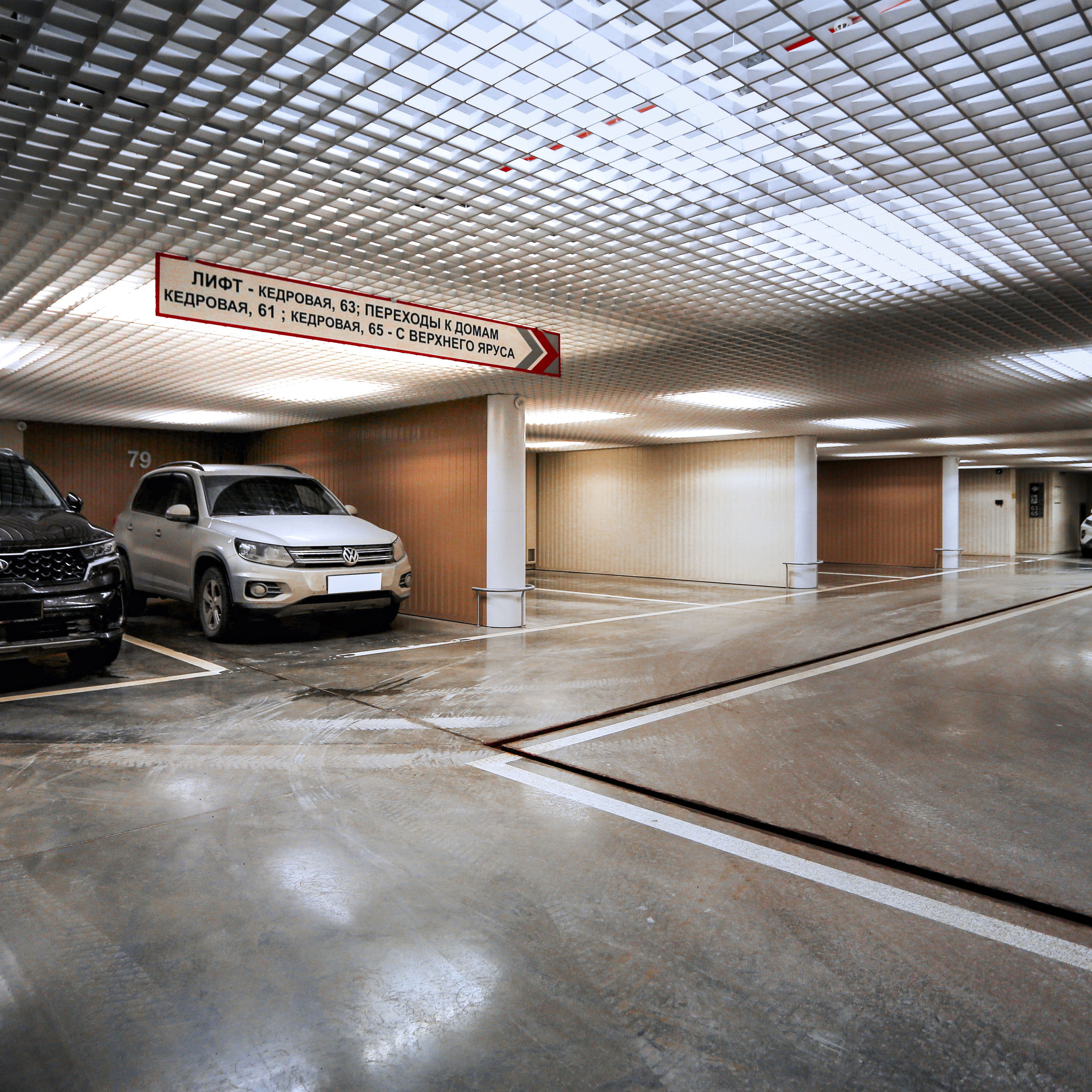 Подземные парковки Новосибирска. Фотосъёмка объектов недвижимости