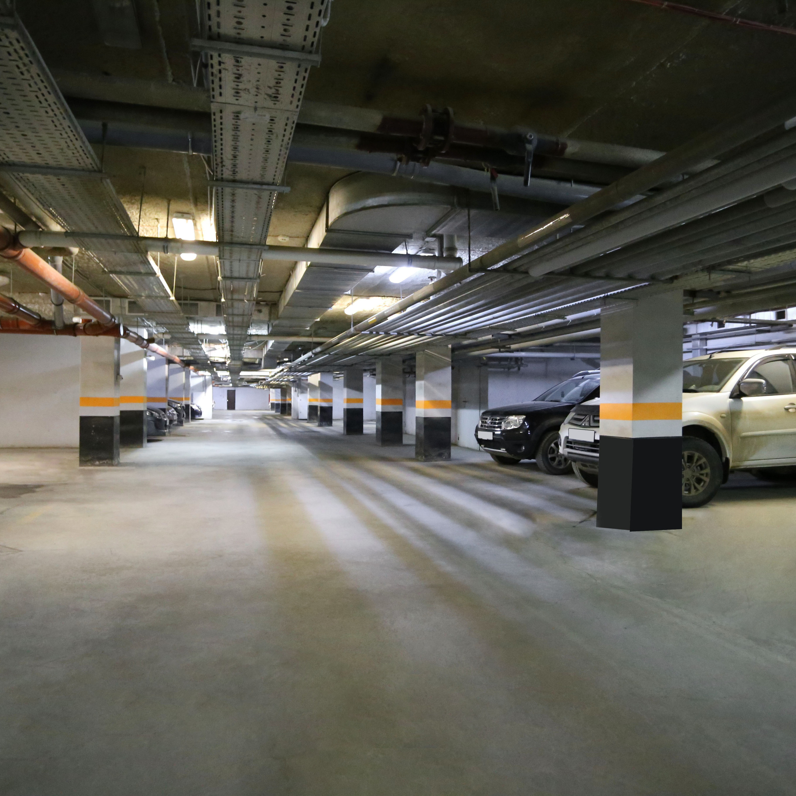Подземные парковки Новосибирска. Фотосъёмка объектов недвижимости