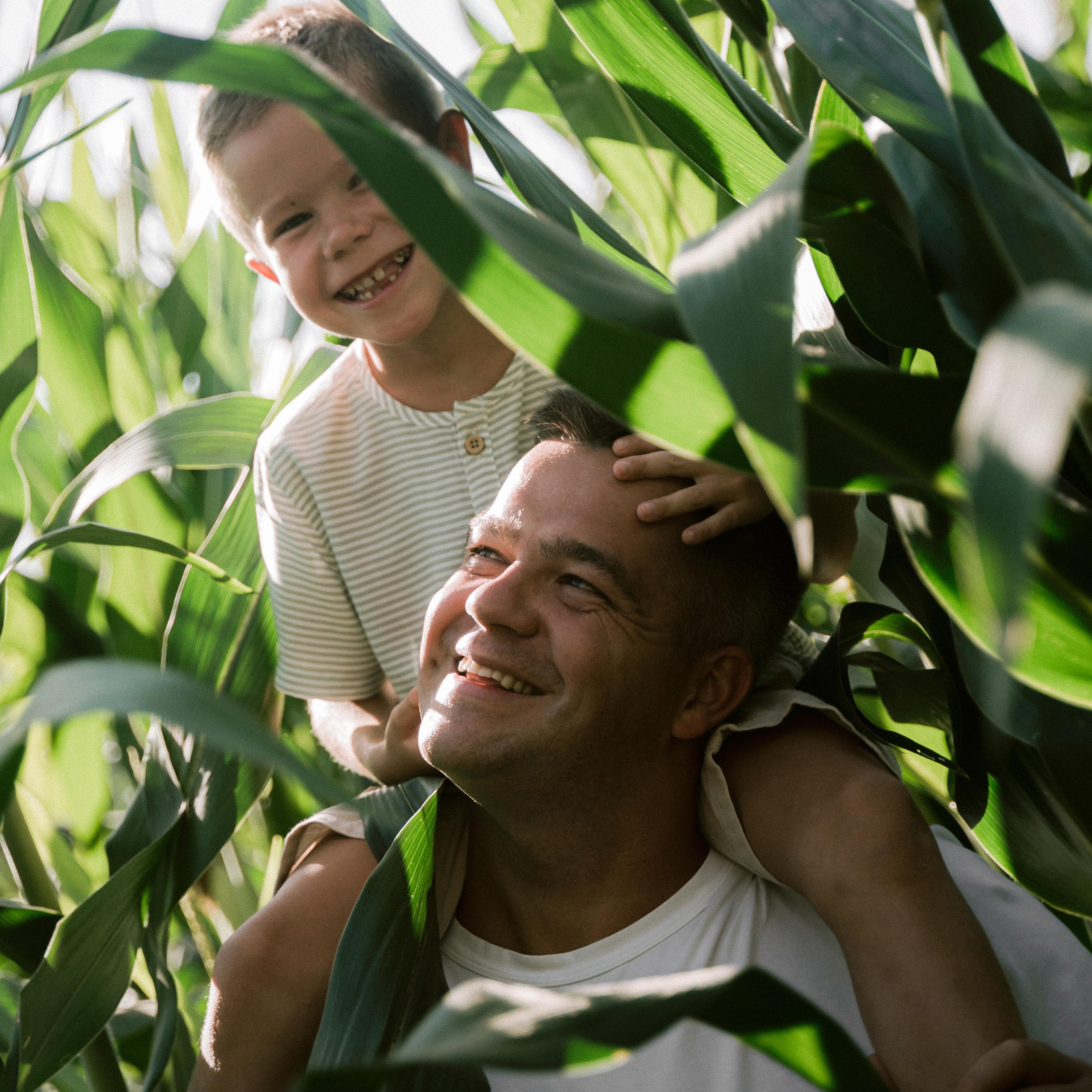 Corn field and Eagle Canyon. Antalya