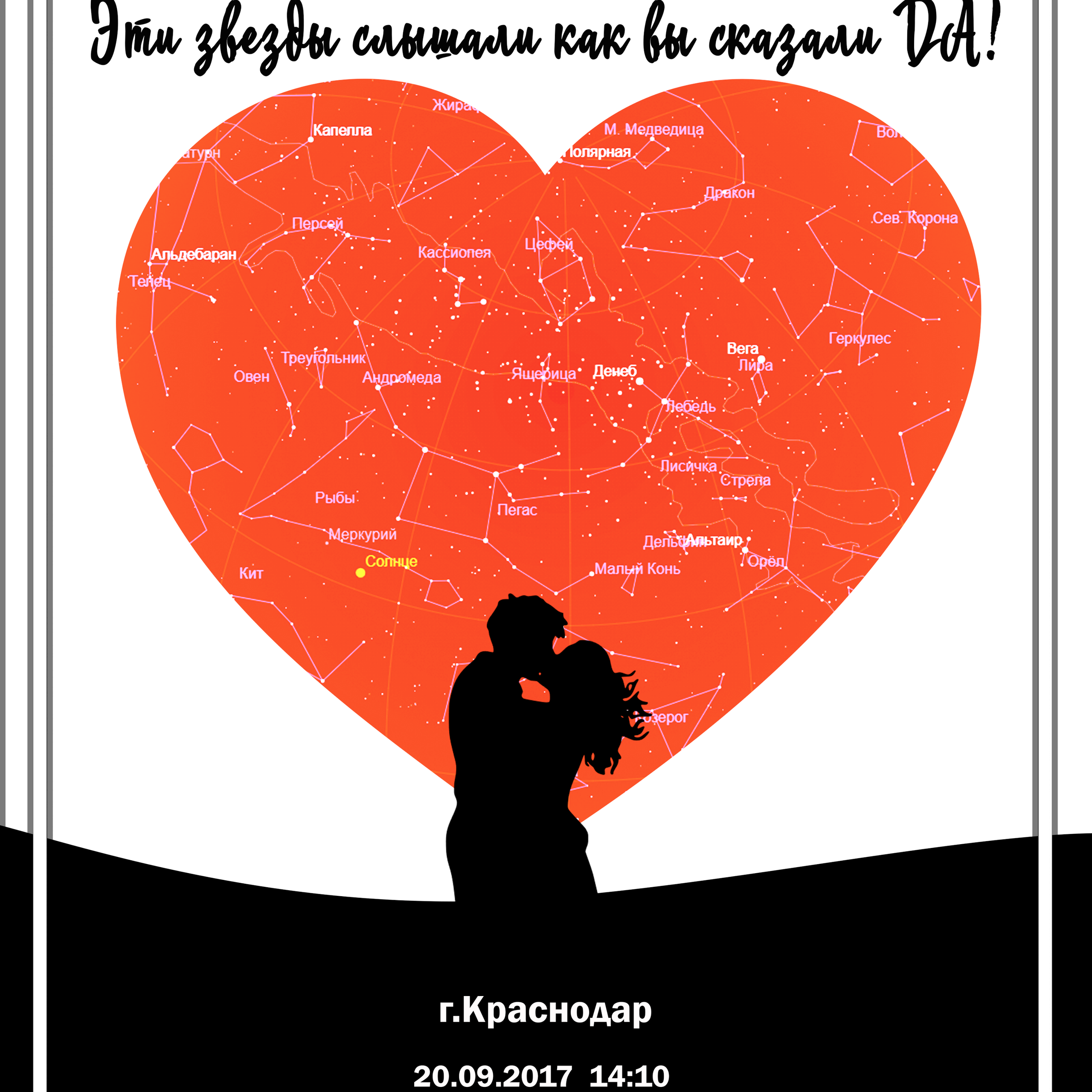 постер Звездное небо
