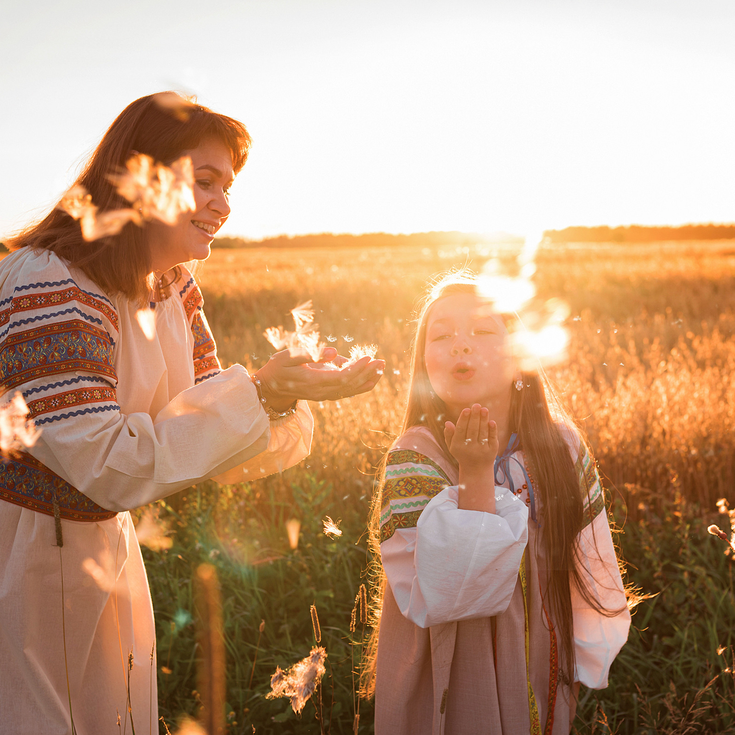 В поле. Яблочный Спас. Семейный и детский фотограф в Кинешме