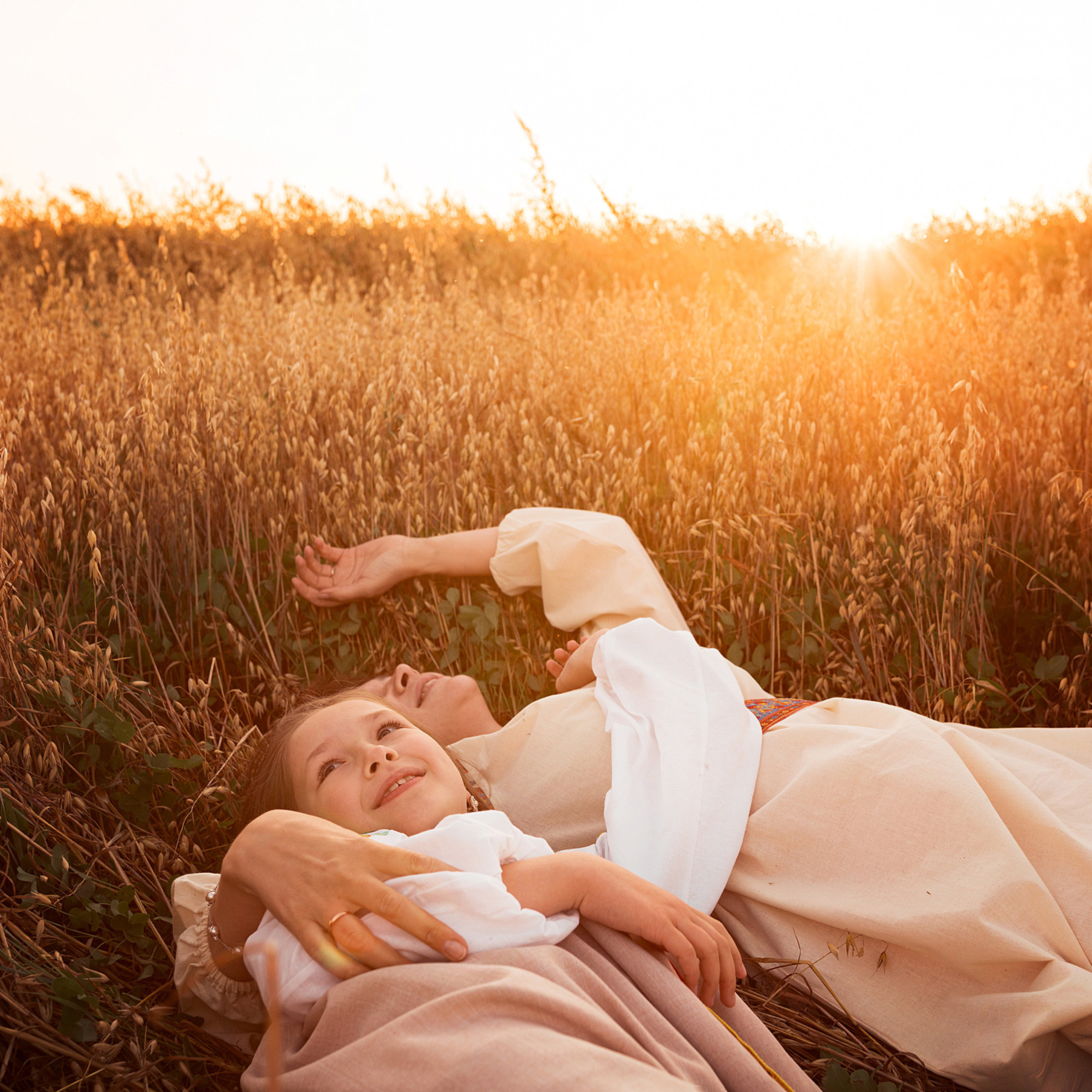 В поле. Яблочный Спас. Семейный и детский фотограф в Кинешме