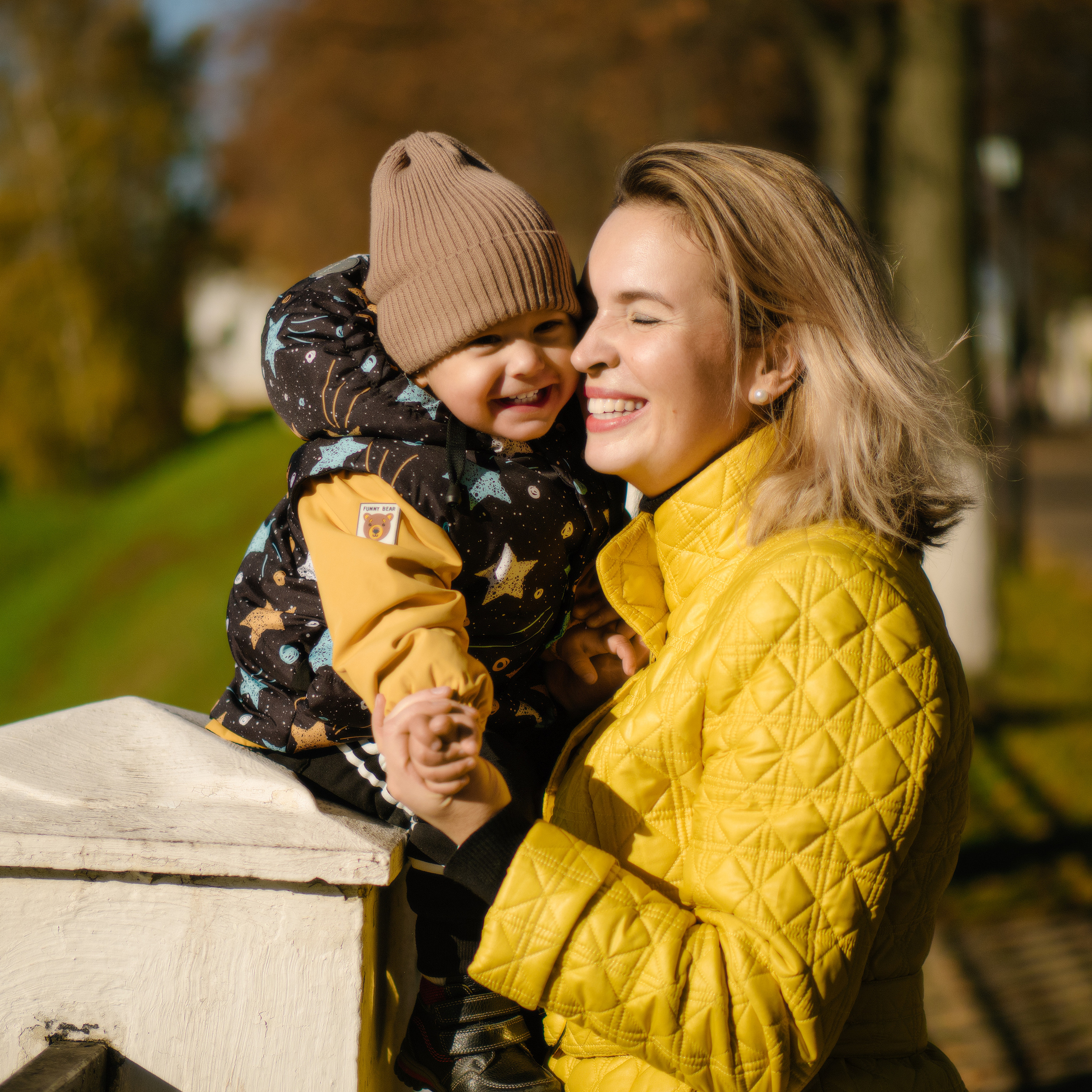 Осенний фотосет для Оли с&nbsp;сыном