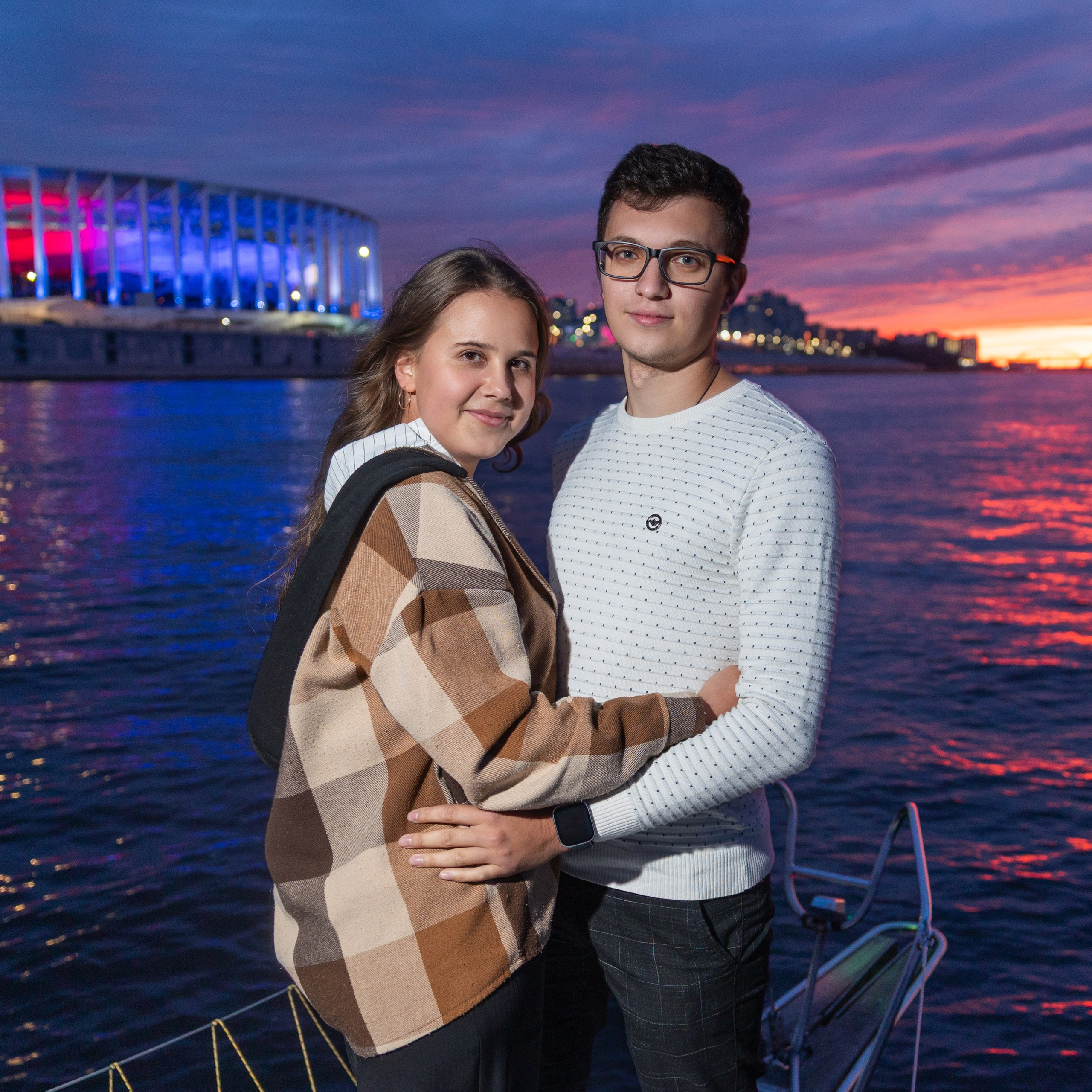 Прогулка на яхте. Свадебный фотограф в Нижнем Новгороде и Москве Виктор Баринов