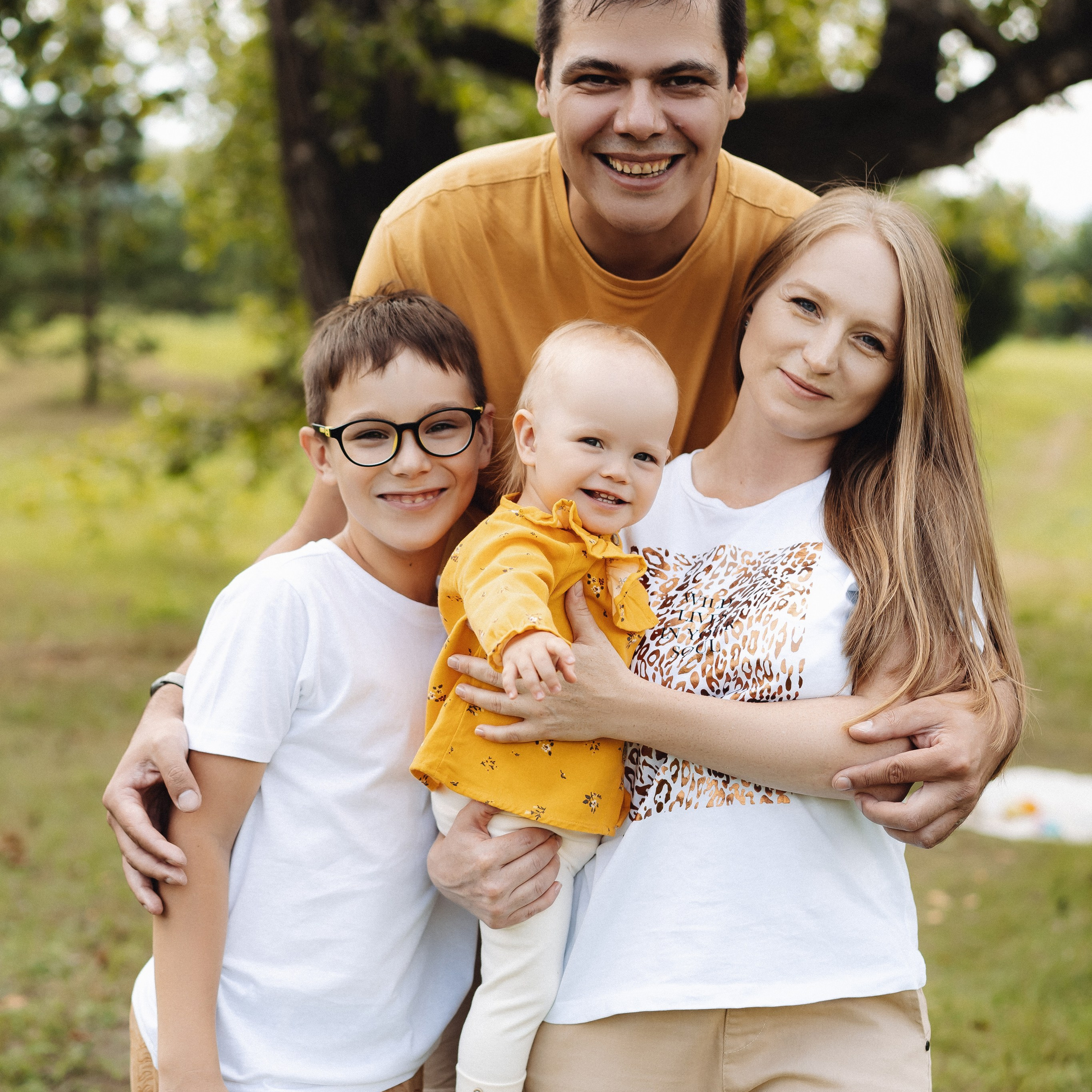 На природе