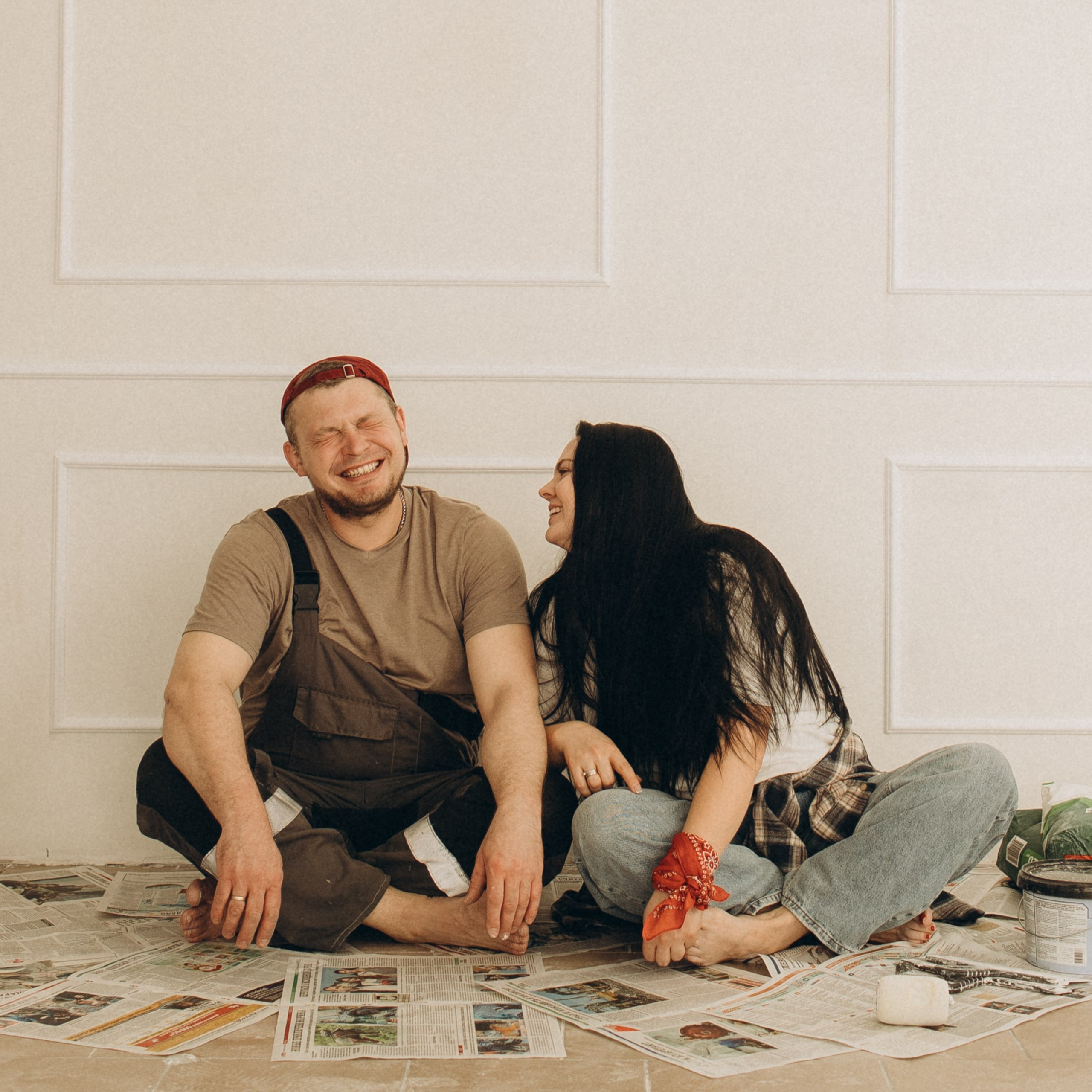 Ремонт — повод для фотосессии.