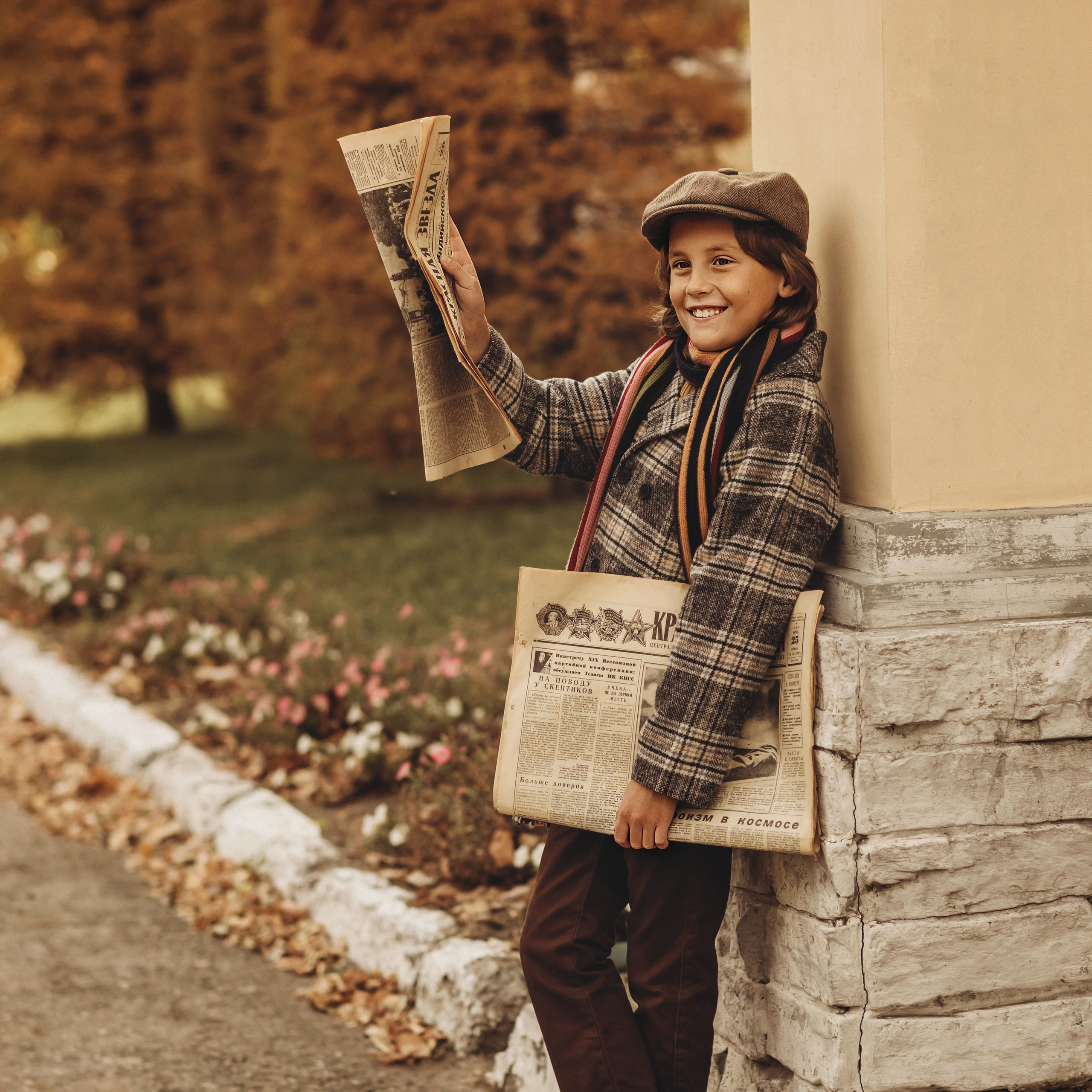 Детская фотосессия в стиле ретро