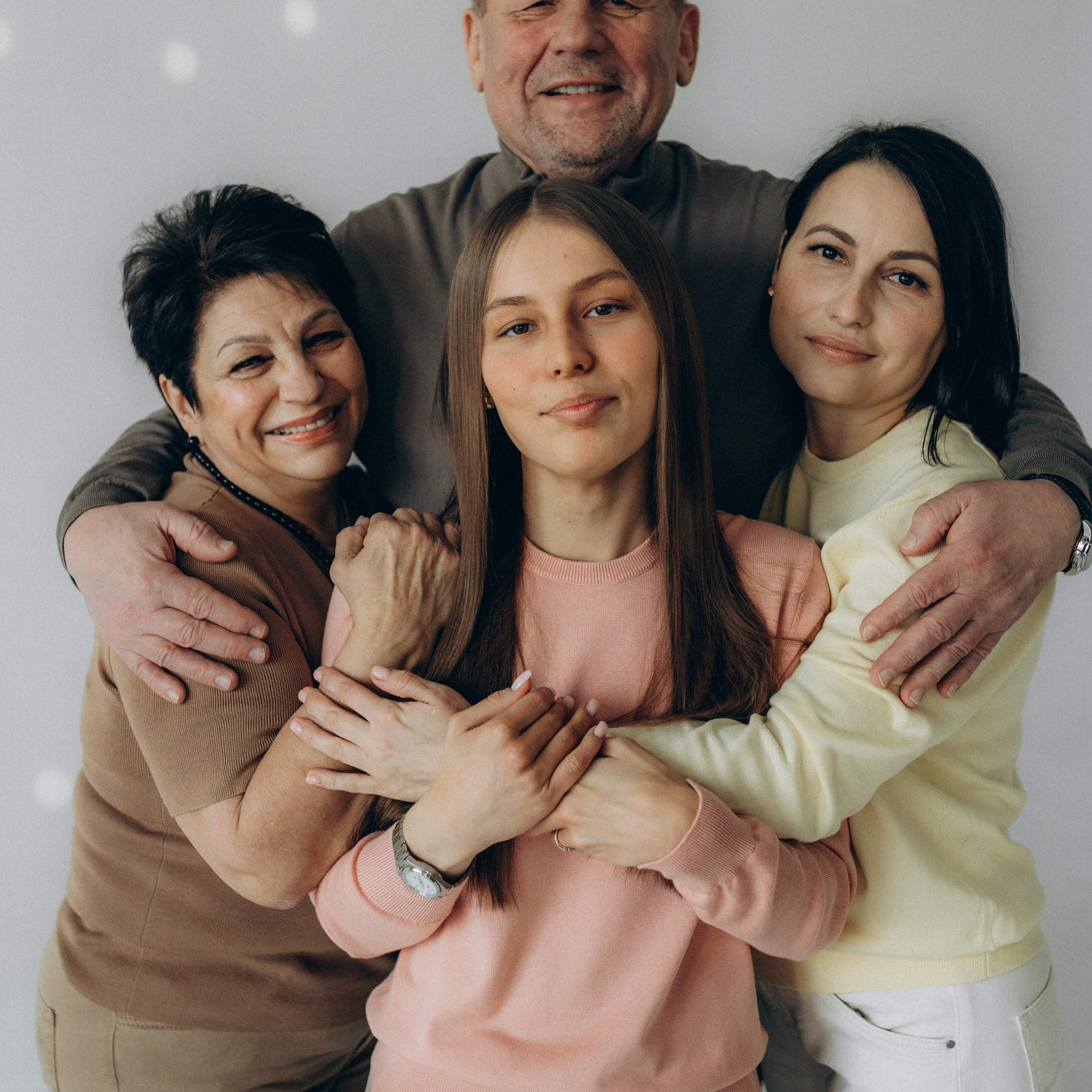 Семейная съёмка на циклораме