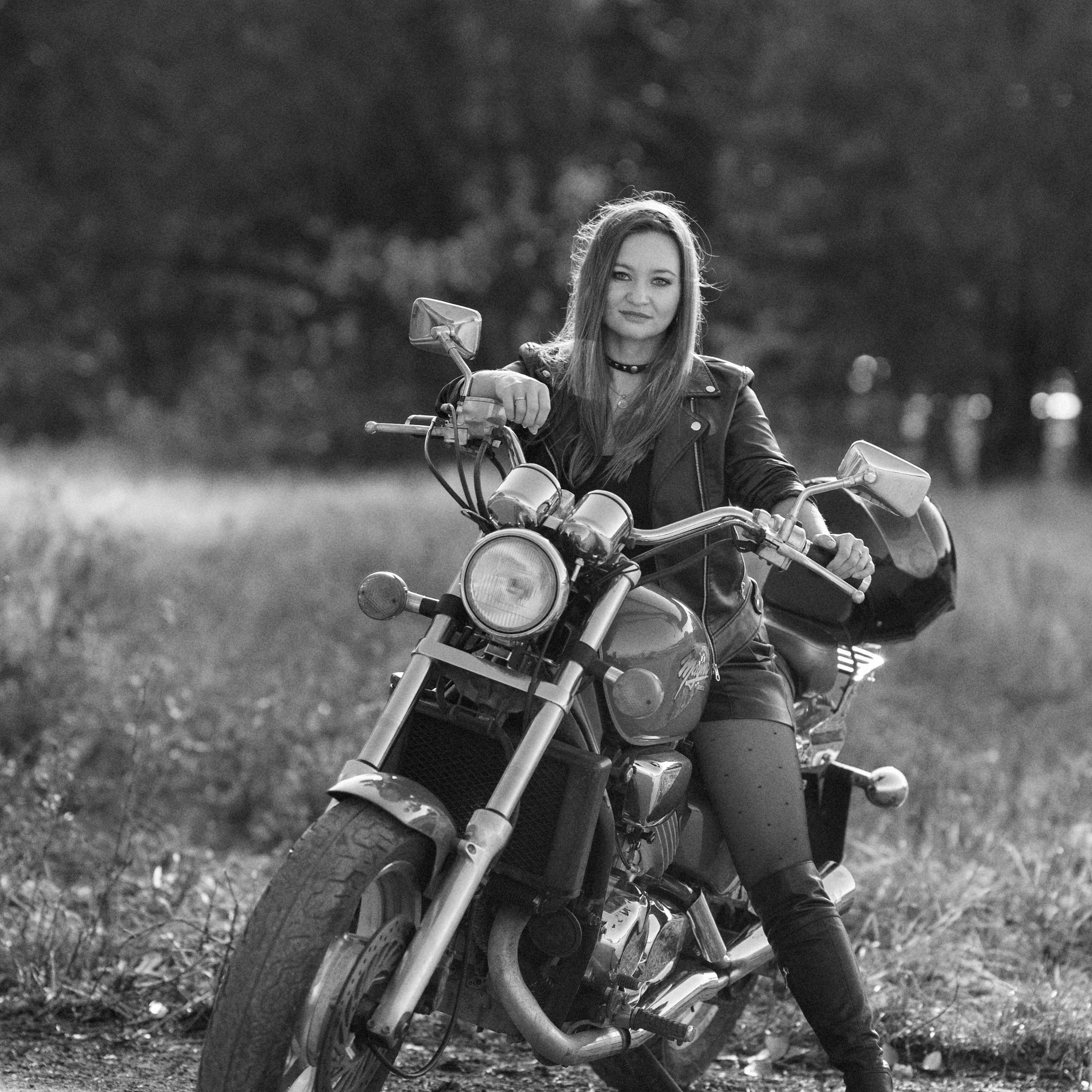 Фотосессия с мотоциклом