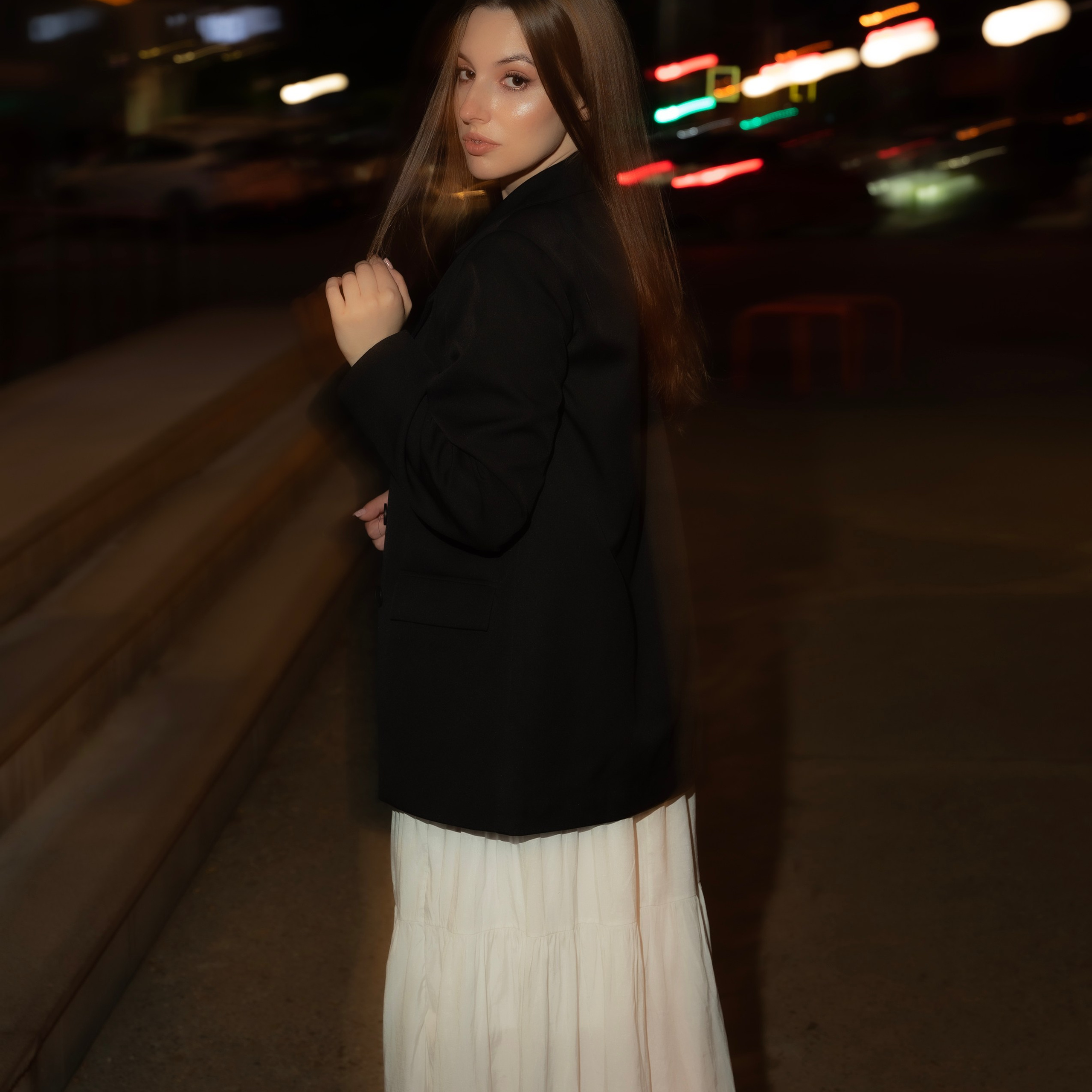 Ночная съемка в городе