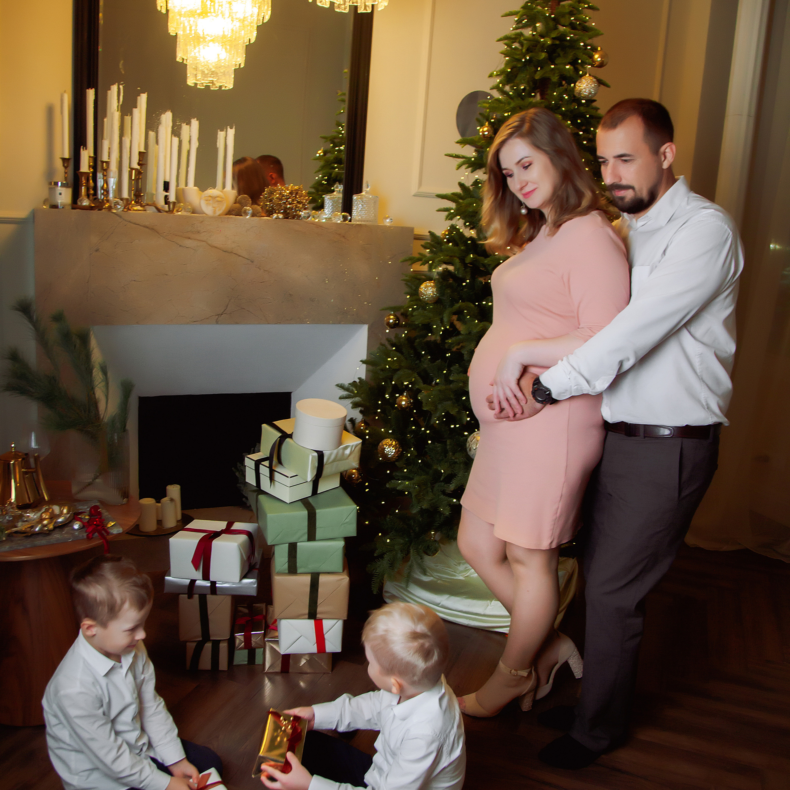 Алеся и семья