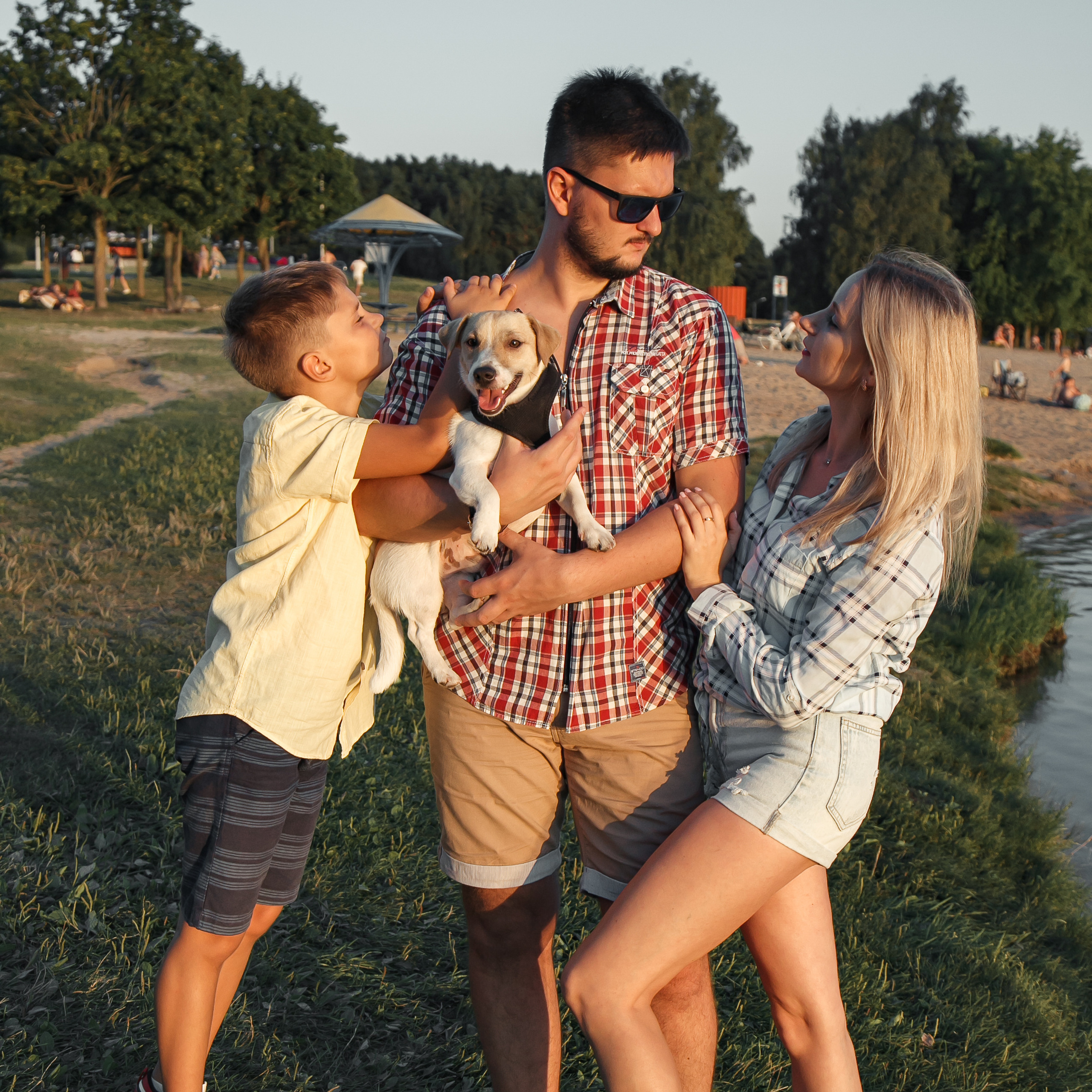 Юля, Артем, Андрей, Джек