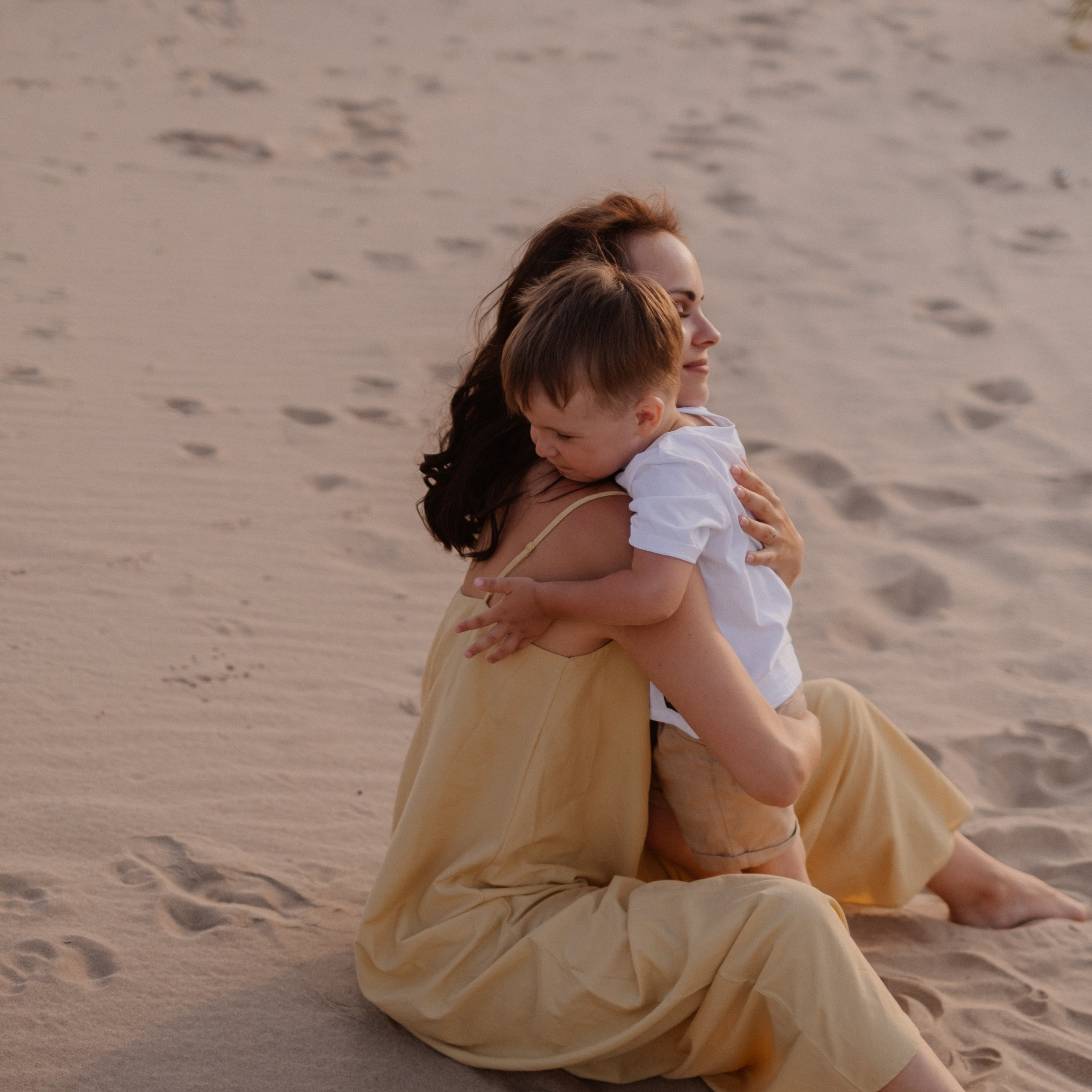 Пляжная фотосессия Любовь + Дима + Тима