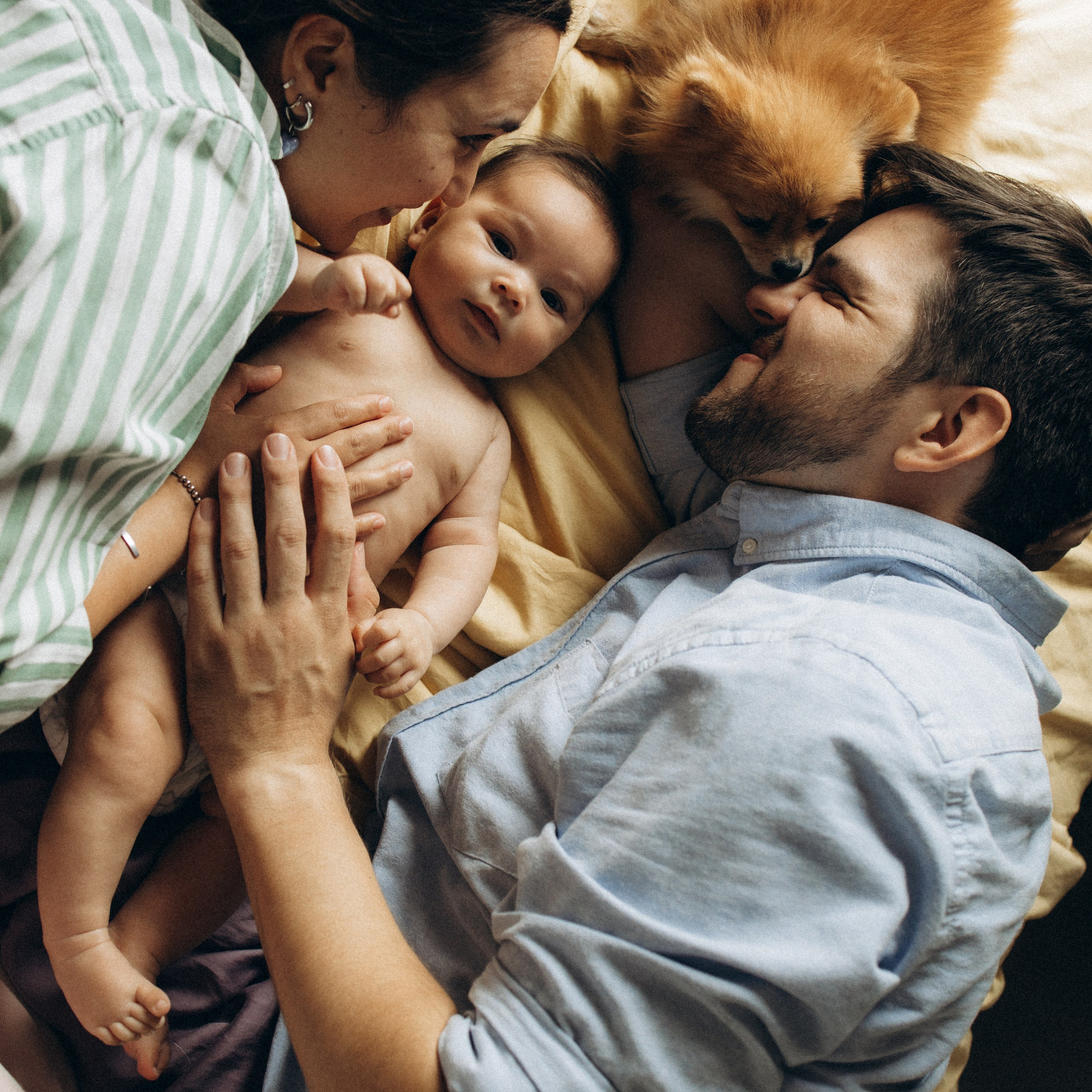 Baby-Shooting zu Hause
