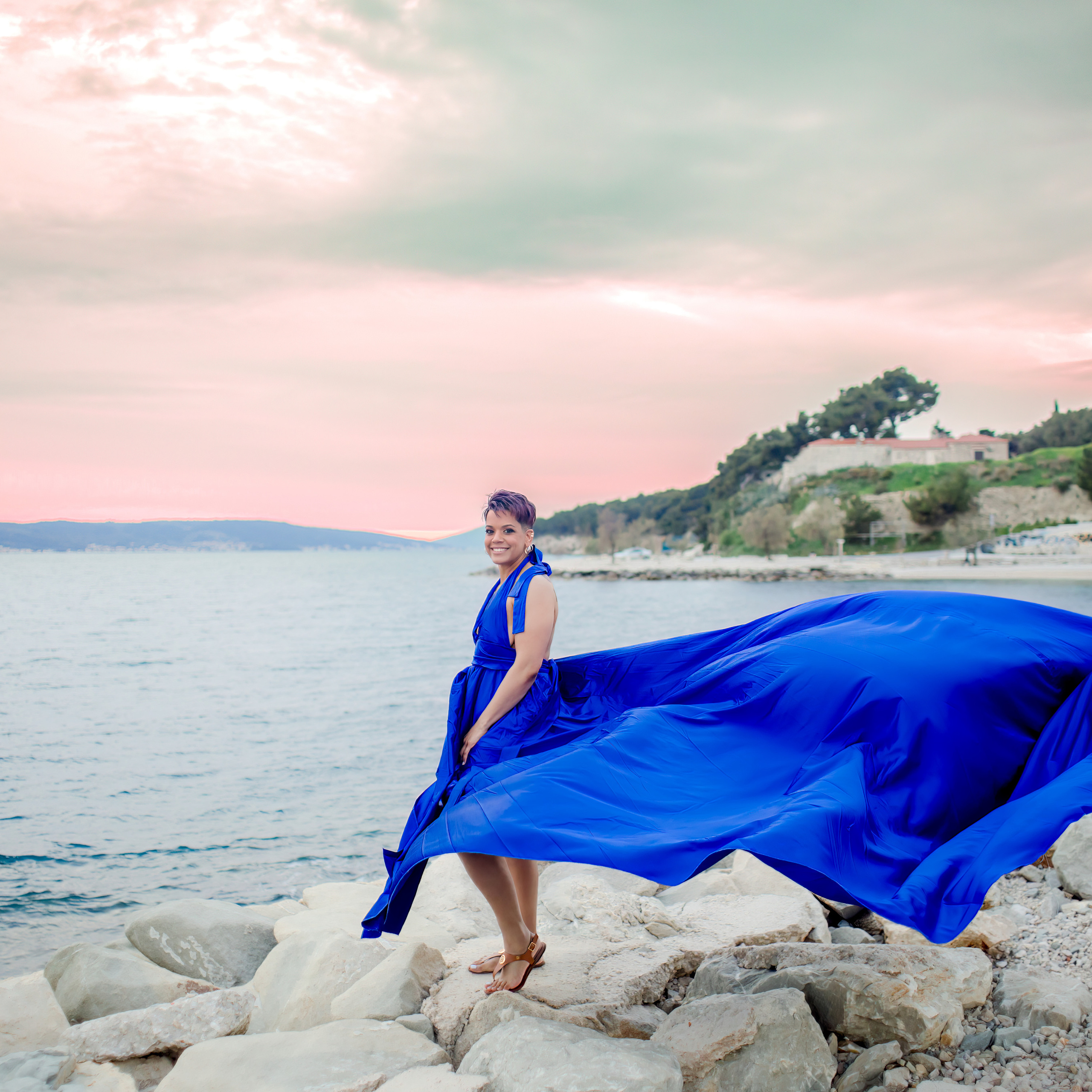 Flying Dress Photo Croatia. Flying Dress Photographer in Croatia, Montenegro, Bosnia, Italy, all EU
