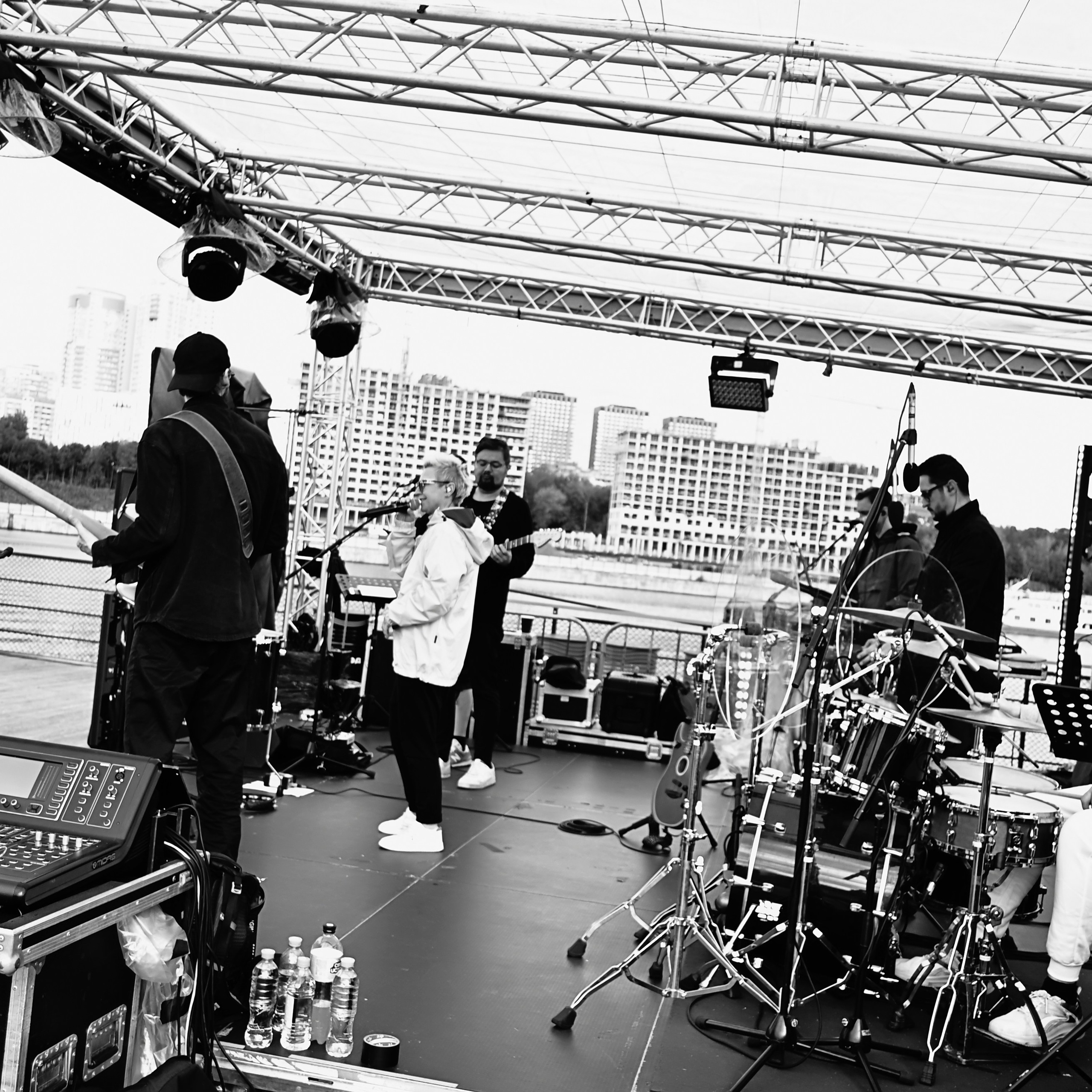 Светлана Сурганова и оркестр. Летник на корабле. Репетиция перед концертом. Москва, 21.08.2025