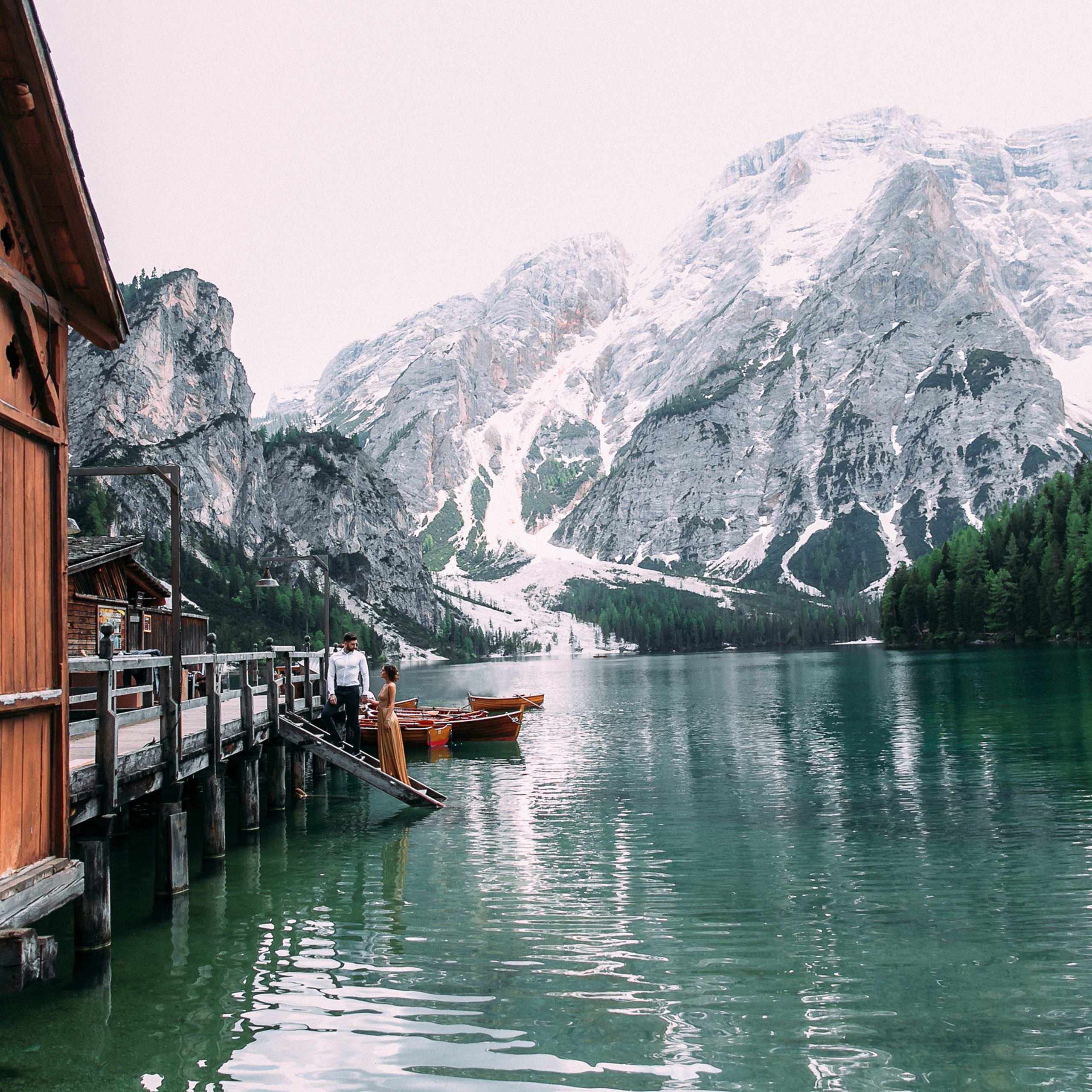 Кристина и Альби Италия, Лаго ди Брайес