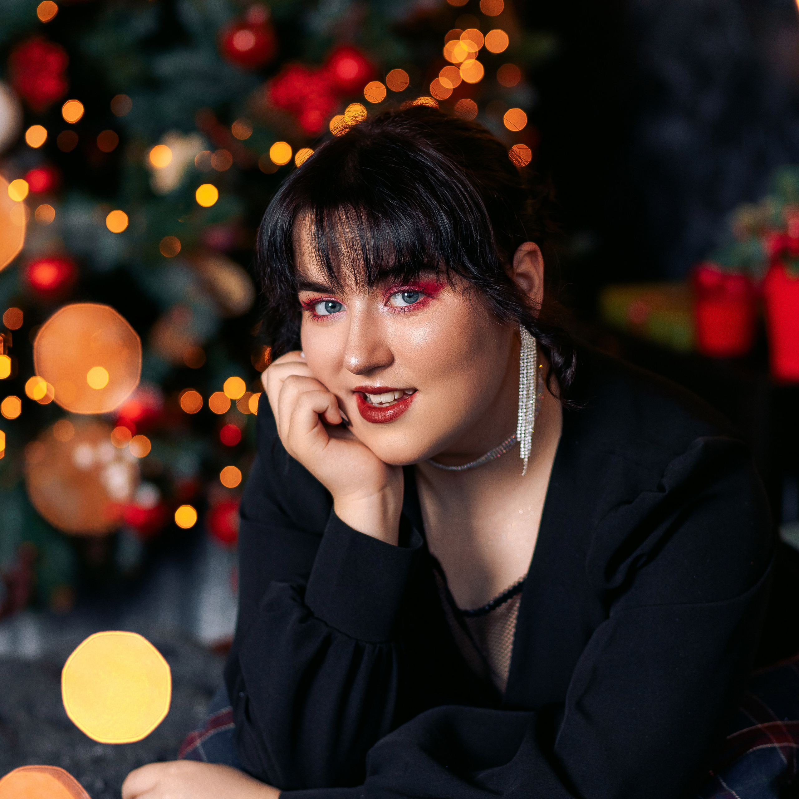 Новогодняя фотосессия — Женский портрет