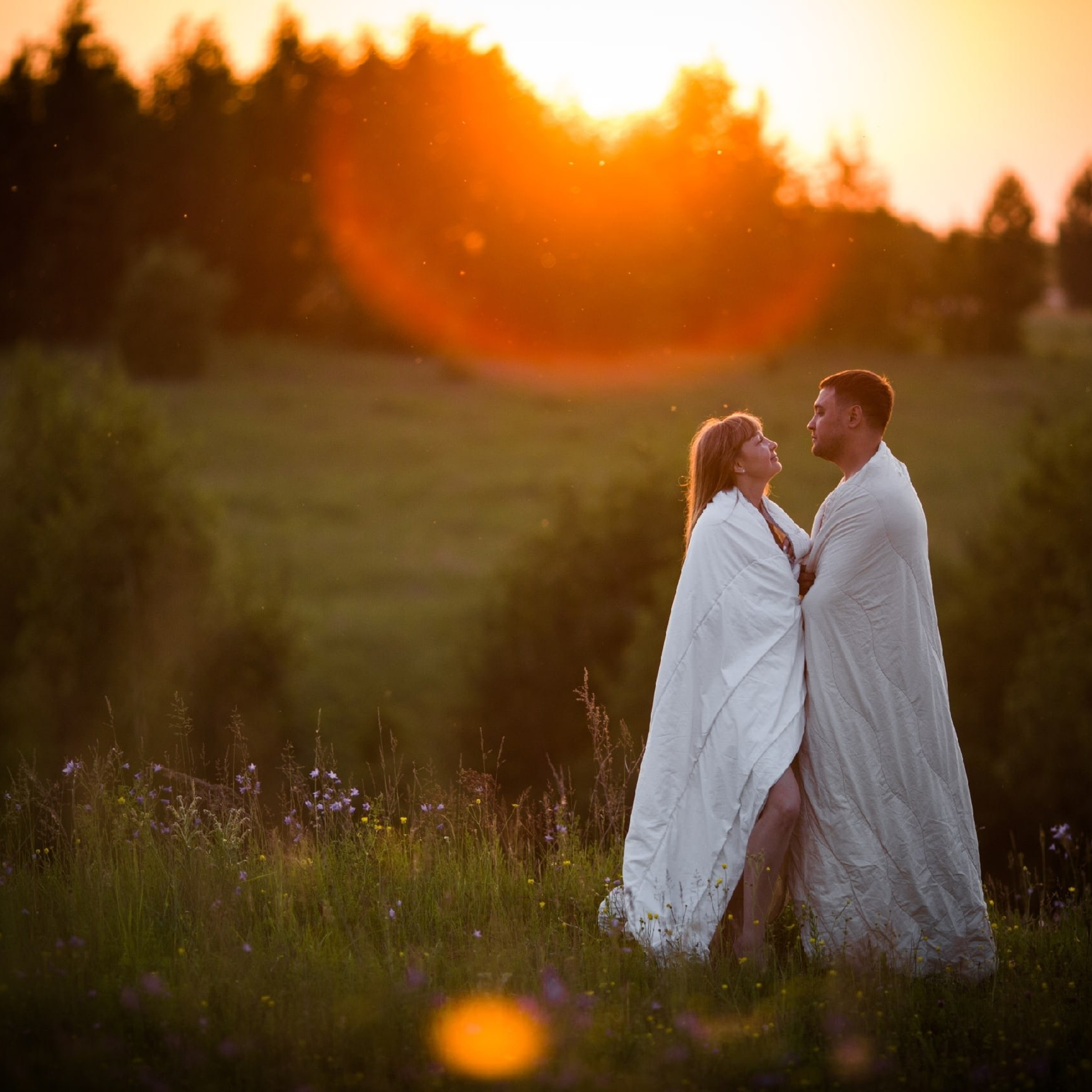 Фотосессия в поле