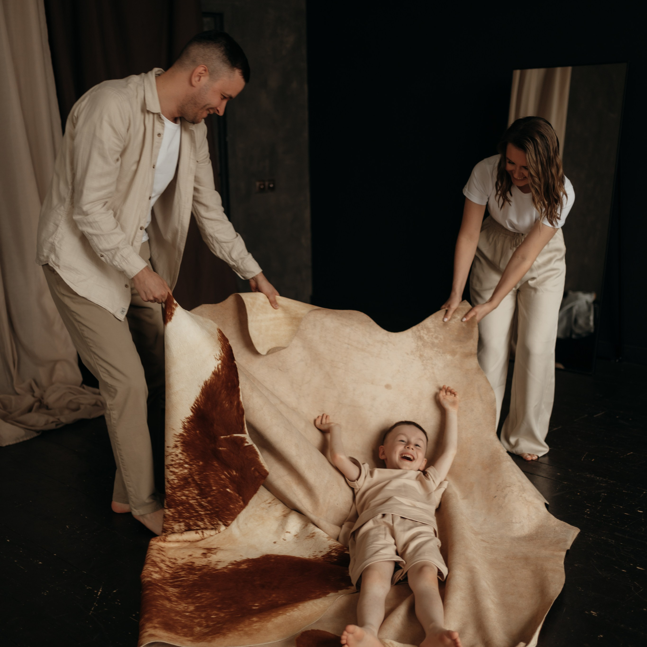 Екатерина, Дмитрий и Тимур