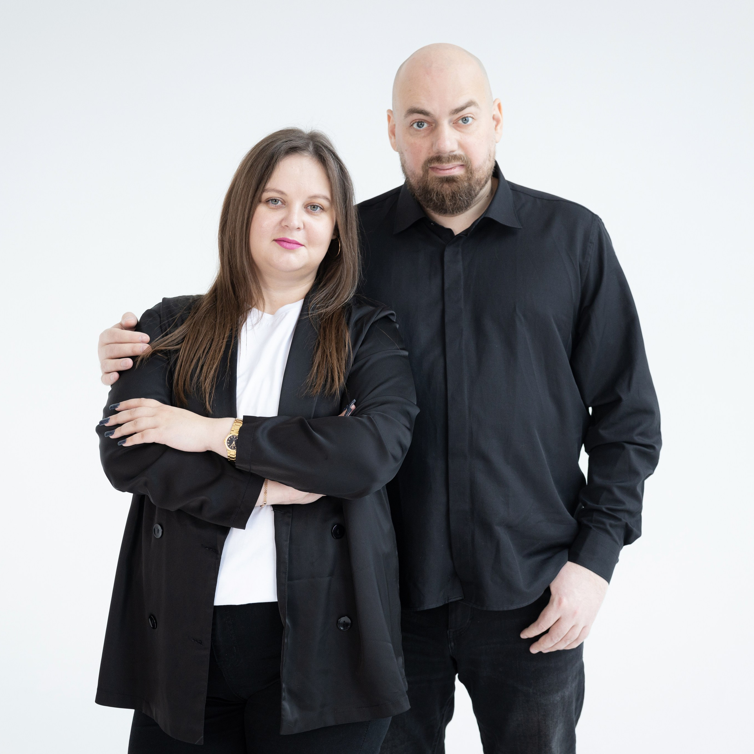 Съёмка для Дарьи и Максима в студии Comilfo