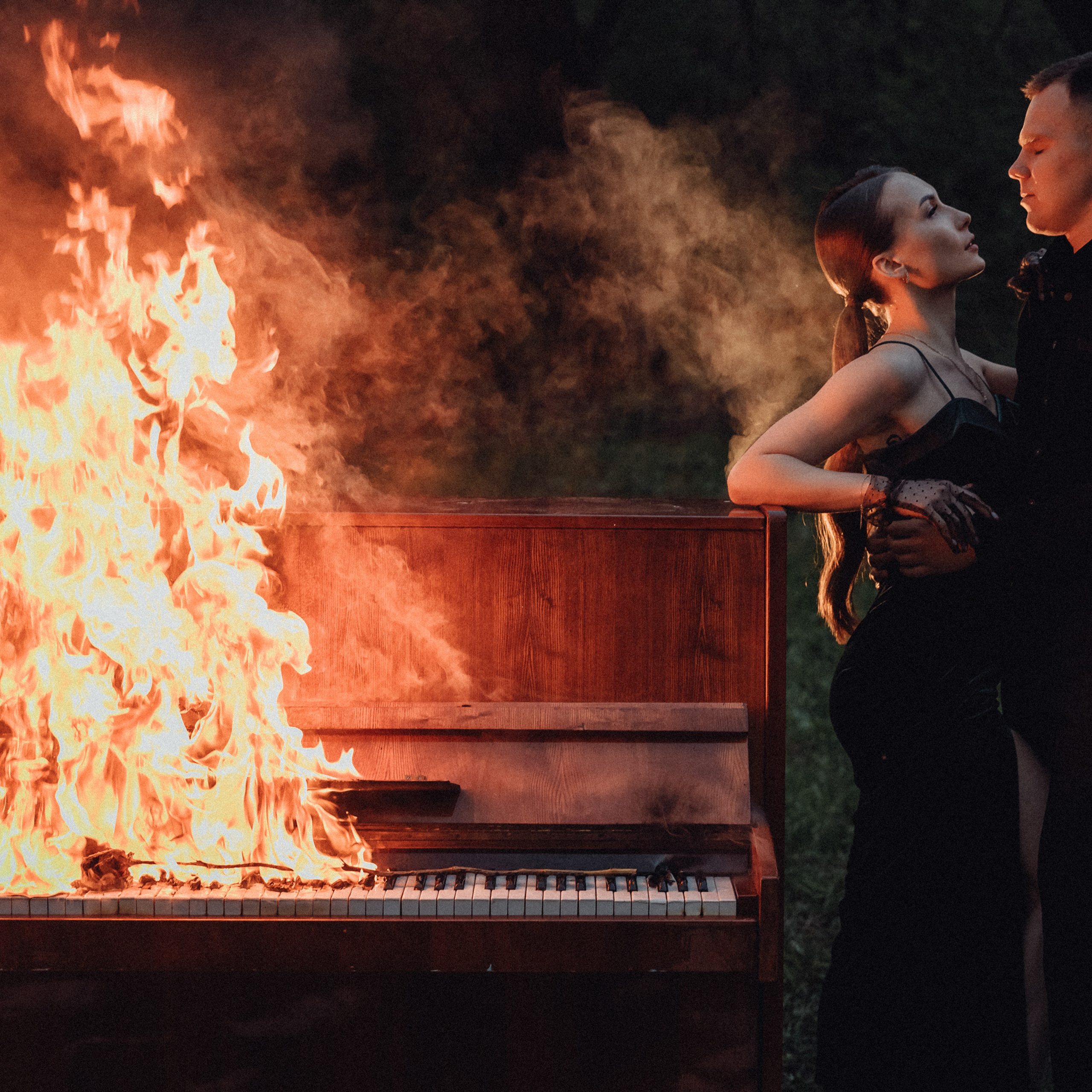 Sofia and Pasha and piano