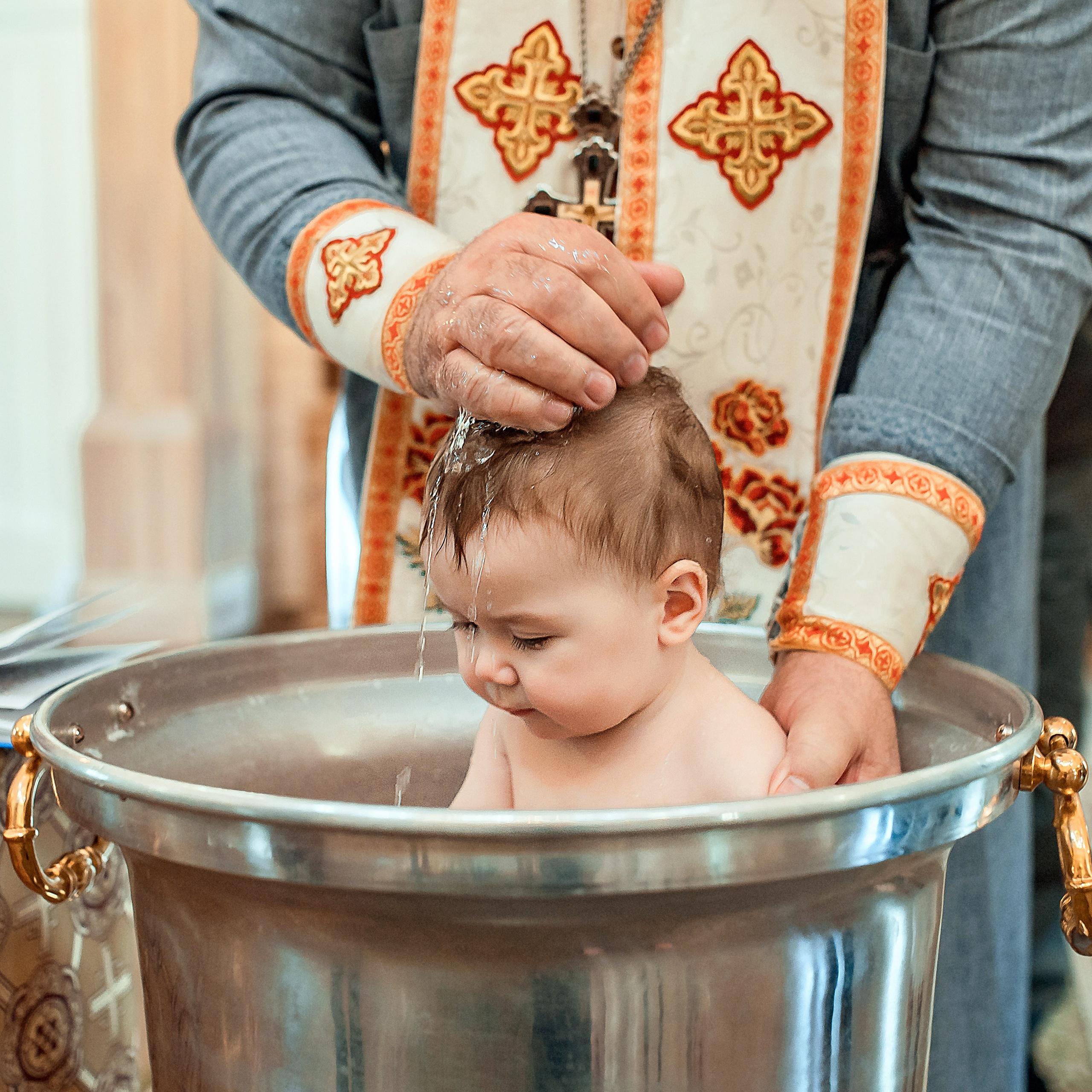 Таинство Крещения. Фотограф новорожденных в Санкт-Петербурге Юлия Борисова