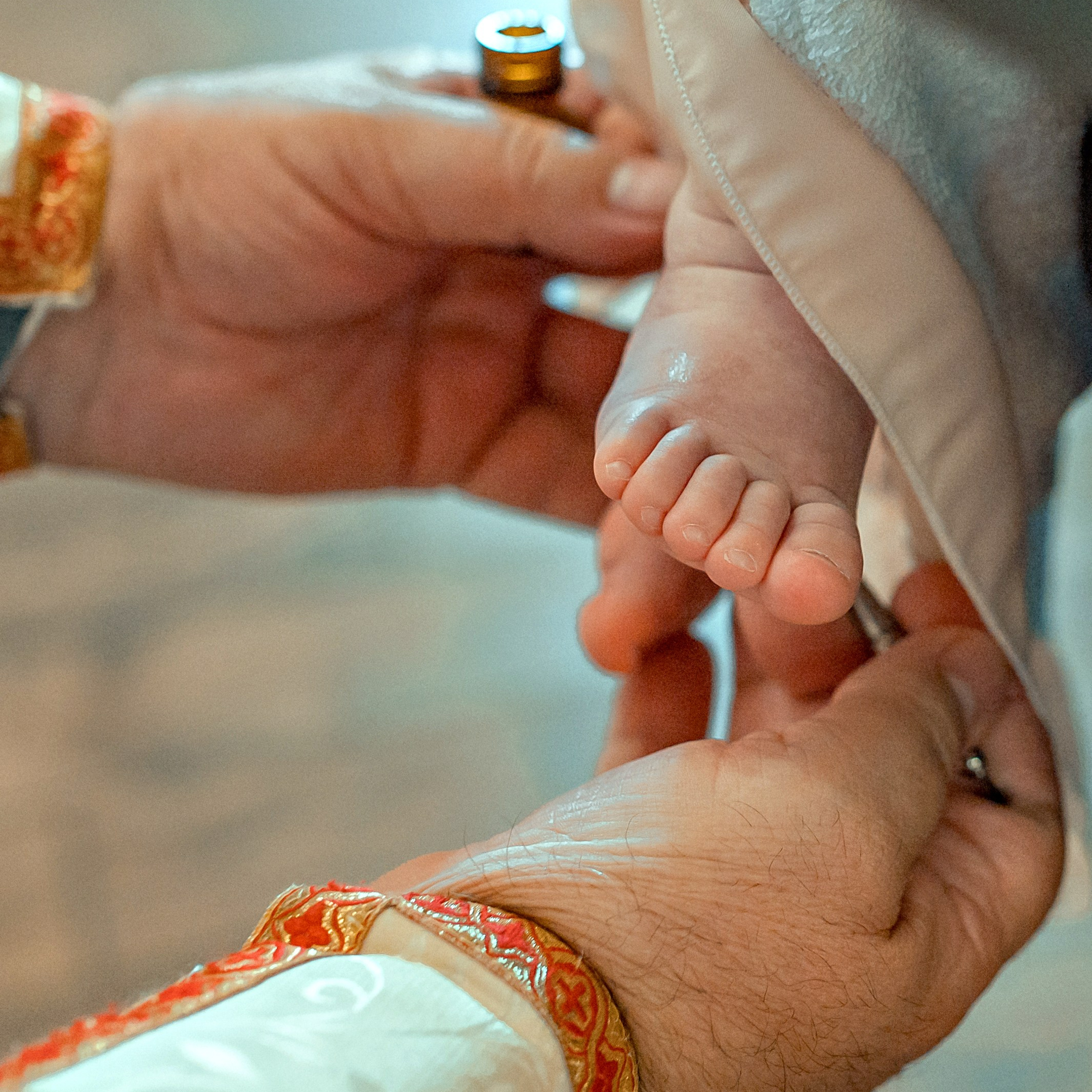 Таинство Крещения. Фотограф новорожденных в Санкт-Петербурге Юлия Борисова