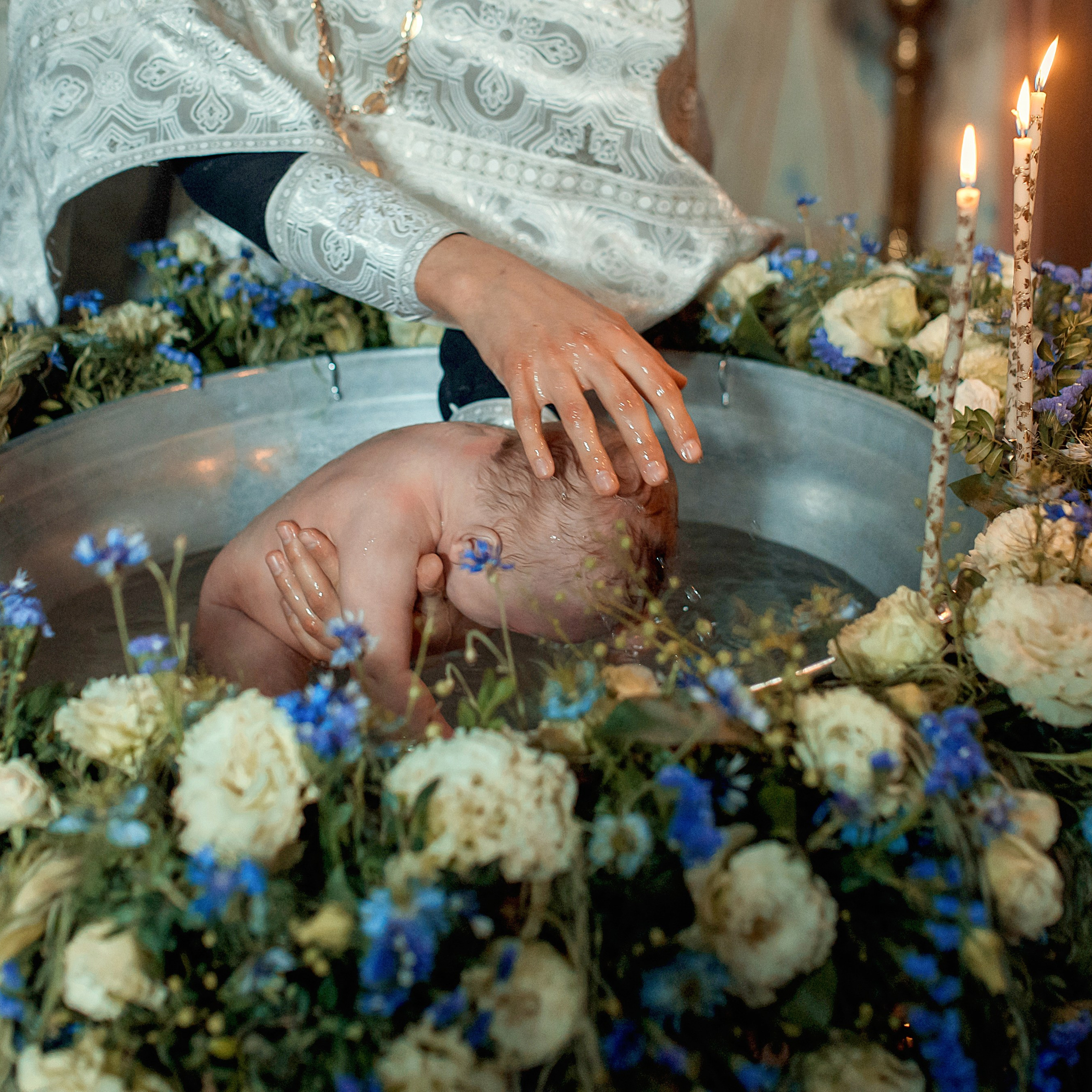Таинство Крещения. Фотограф новорожденных в Санкт-Петербурге Юлия Борисова