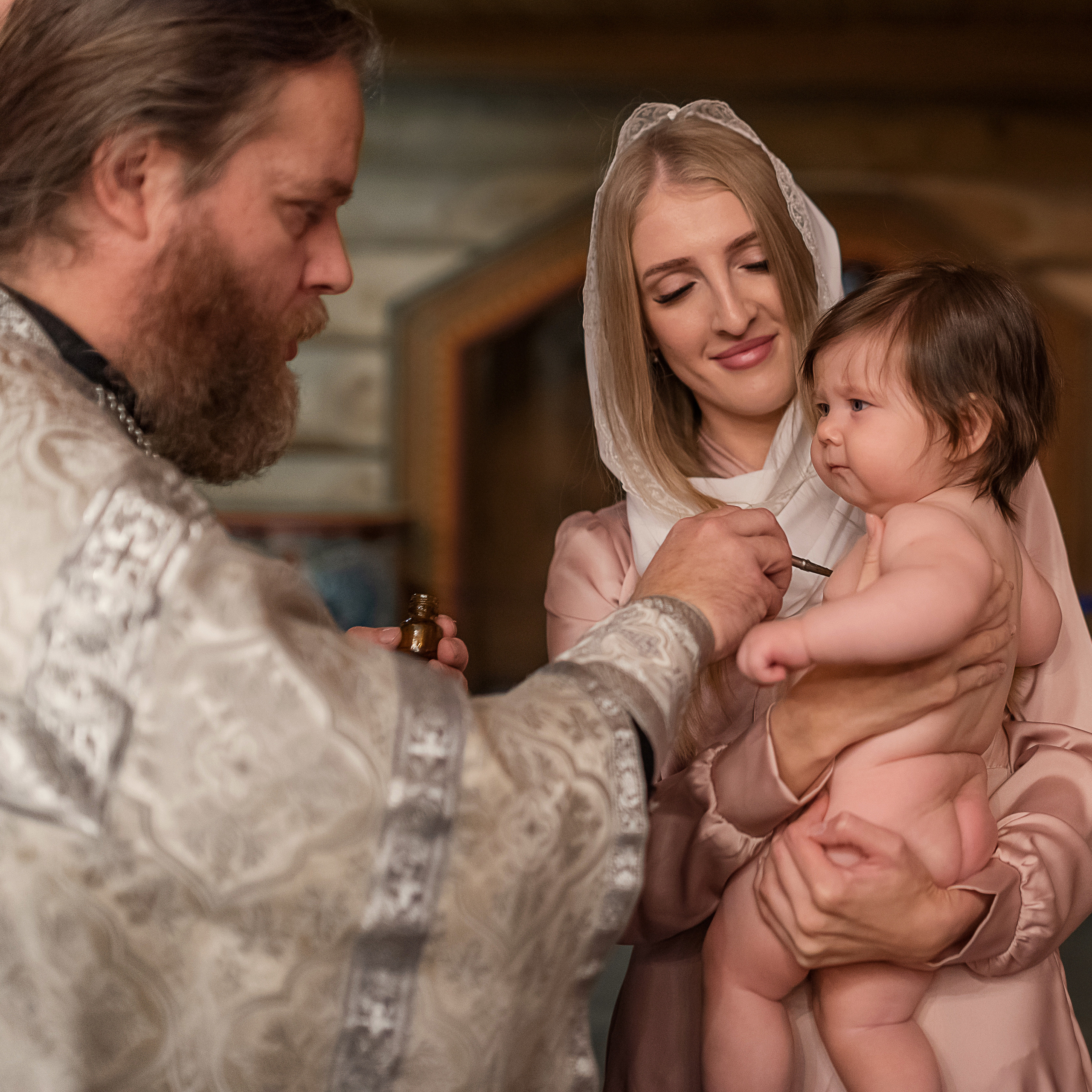 Таинство Крещения. Фотограф новорожденных в Санкт-Петербурге Юлия Борисова