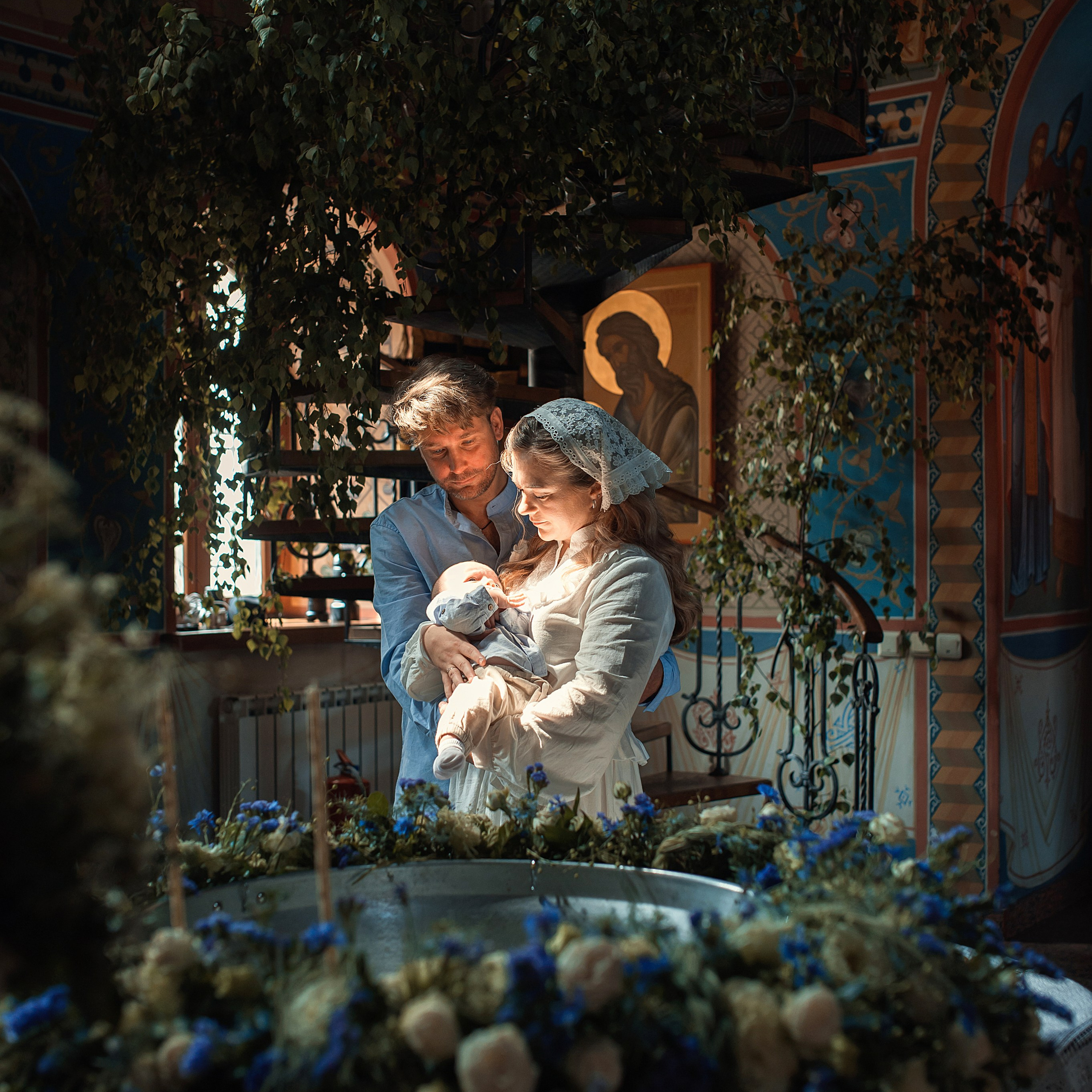 Таинство Крещения. Фотограф новорожденных в Санкт-Петербурге Юлия Борисова