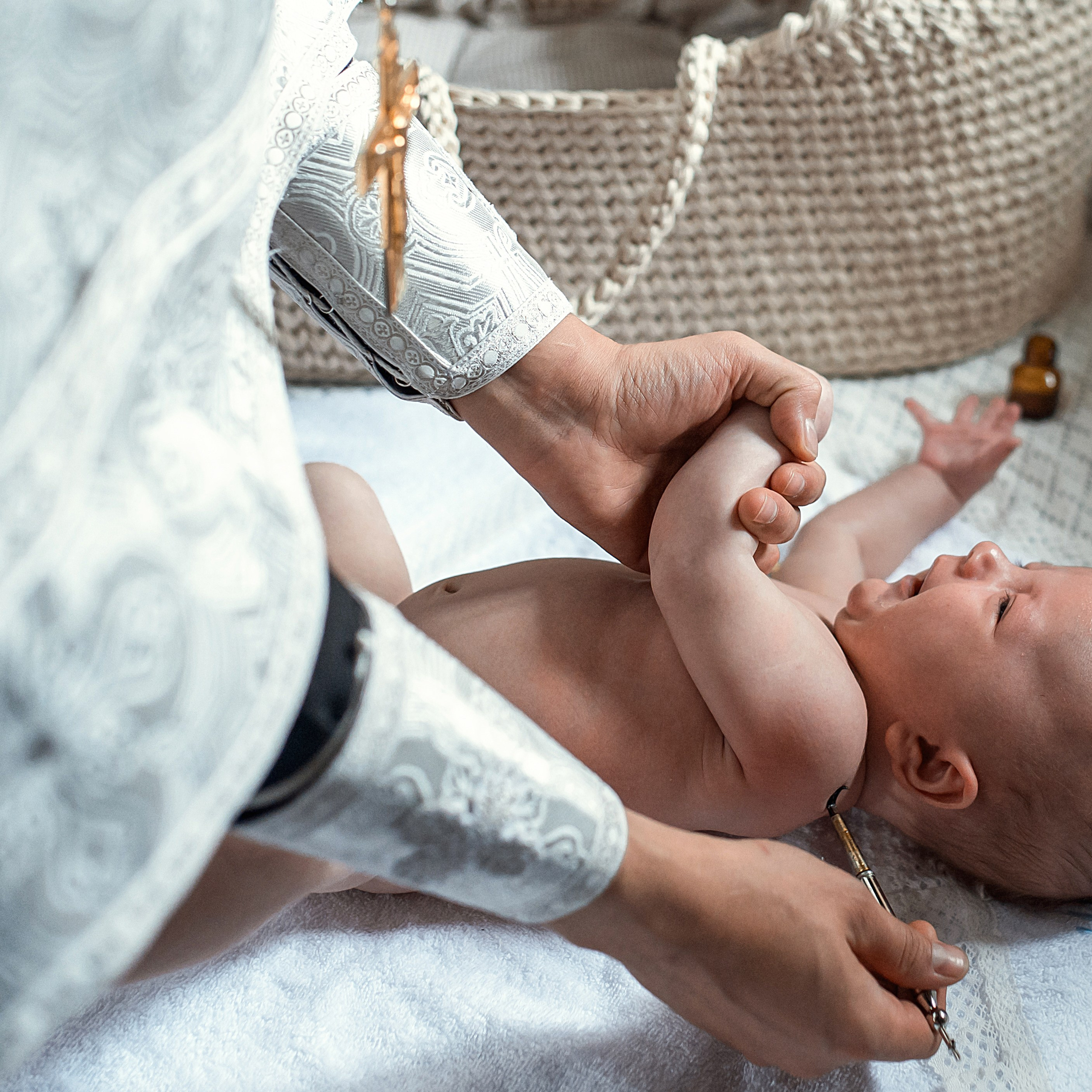 Таинство Крещения. Фотограф новорожденных в Санкт-Петербурге Юлия Борисова
