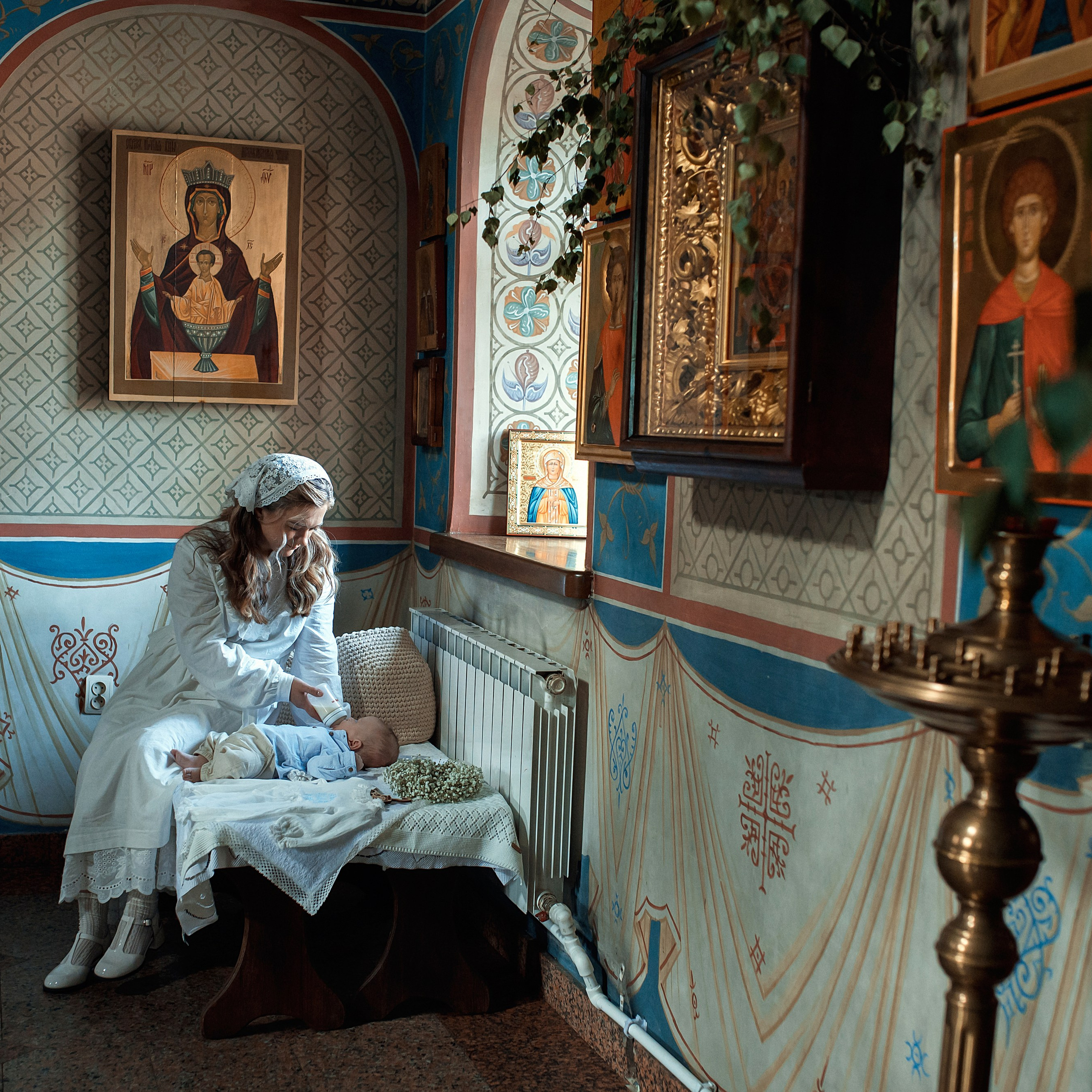 Таинство Крещения. Фотограф новорожденных в Санкт-Петербурге Юлия Борисова