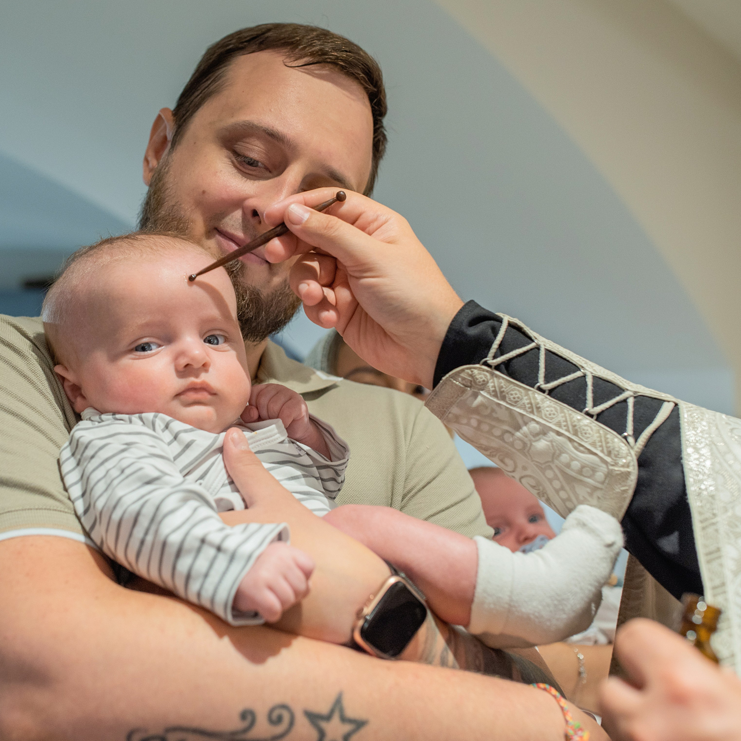 Таинство Крещения. Фотограф новорожденных в Санкт-Петербурге Юлия Борисова