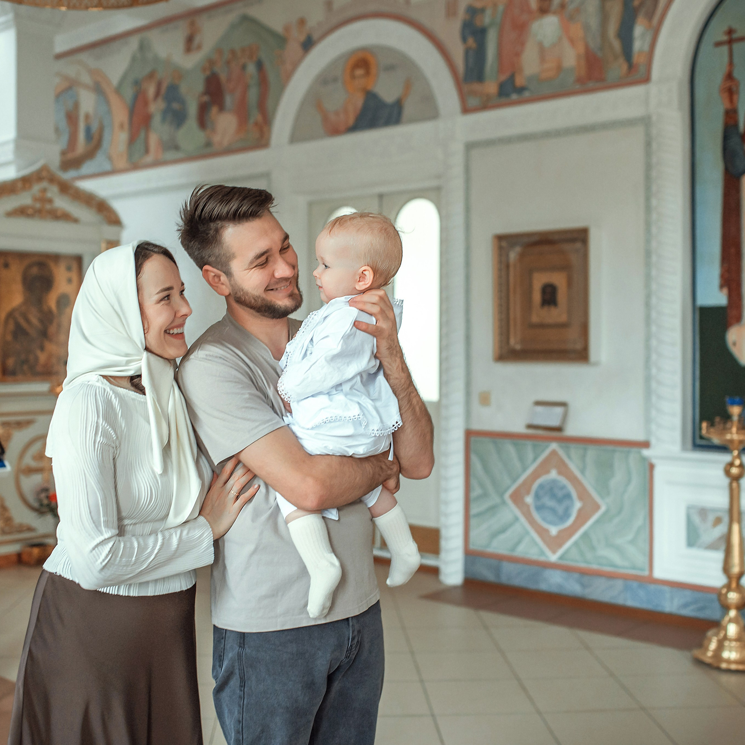 Таинство Крещения. Фотограф новорожденных в Санкт-Петербурге Юлия Борисова