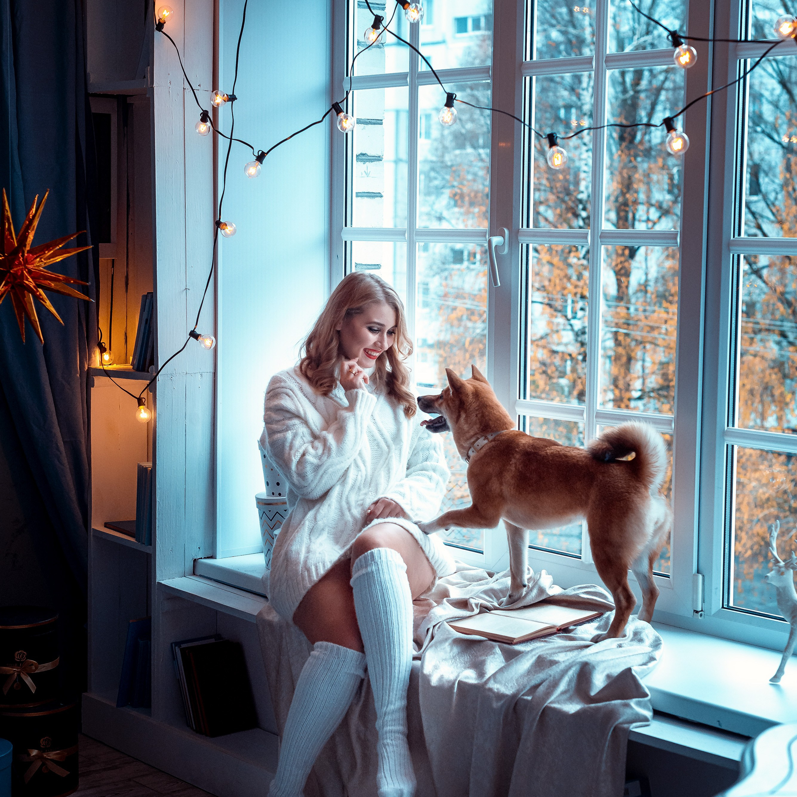 Элина и Симба Сиба-Ину