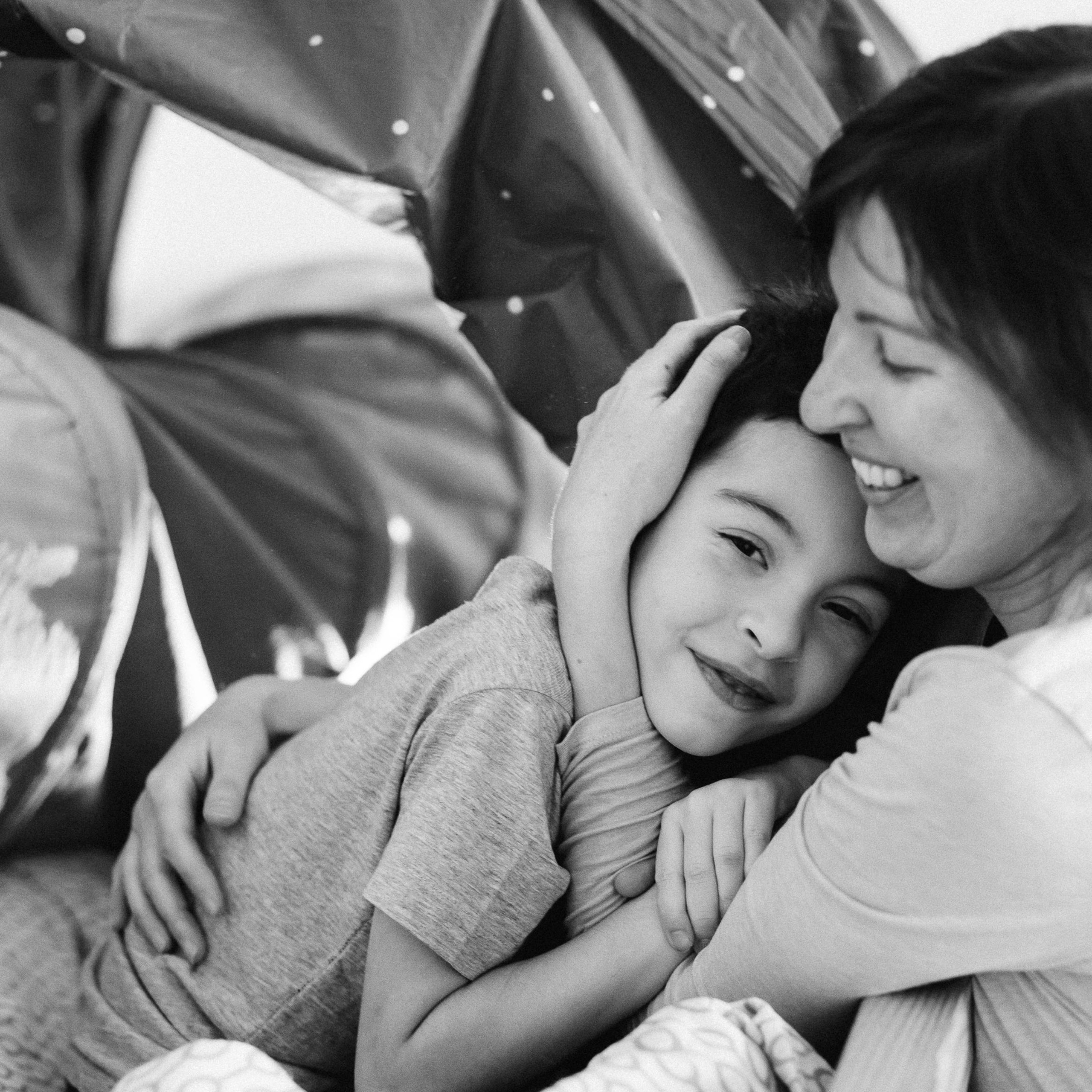 Аня с сыновьями