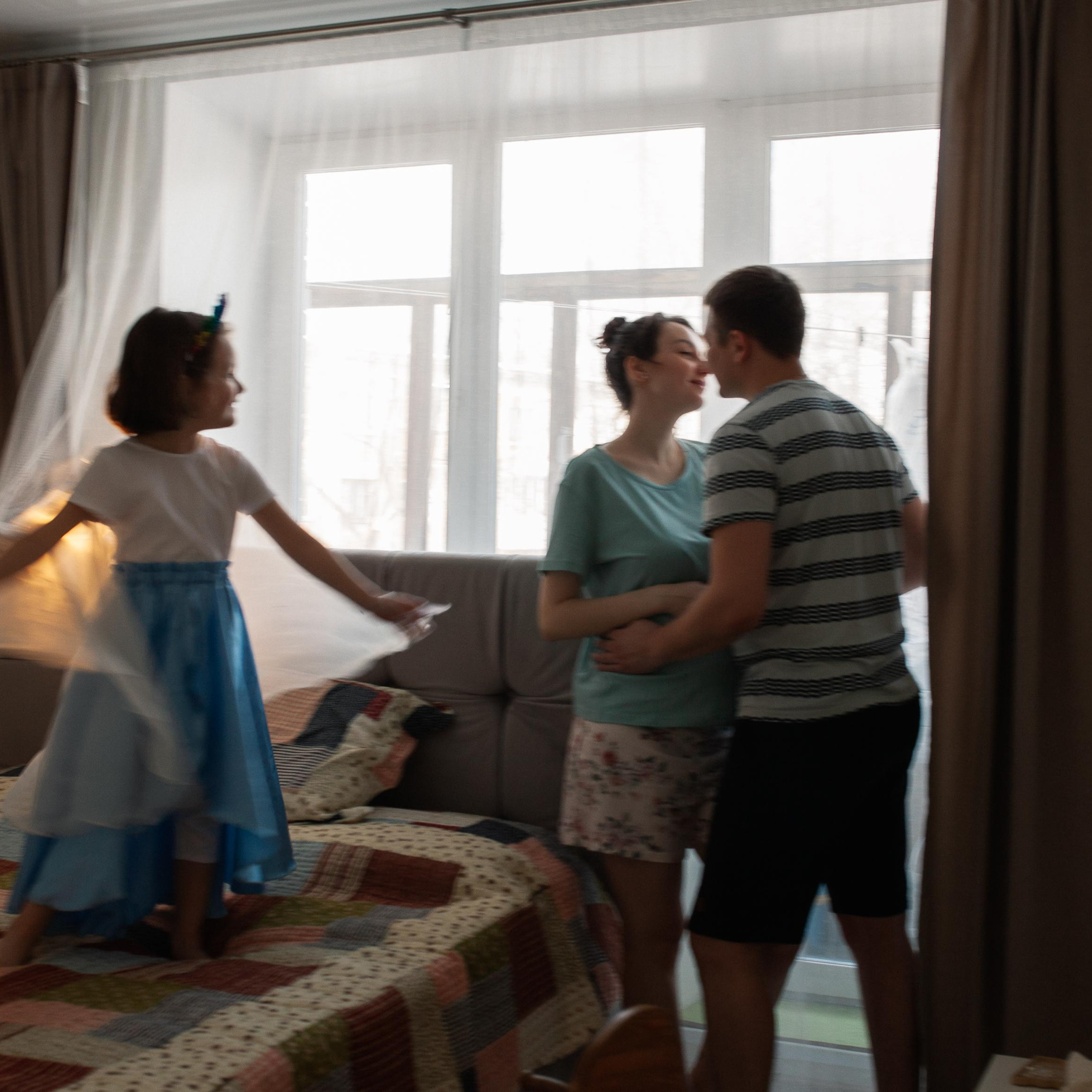 Максим, Ирина и Ева