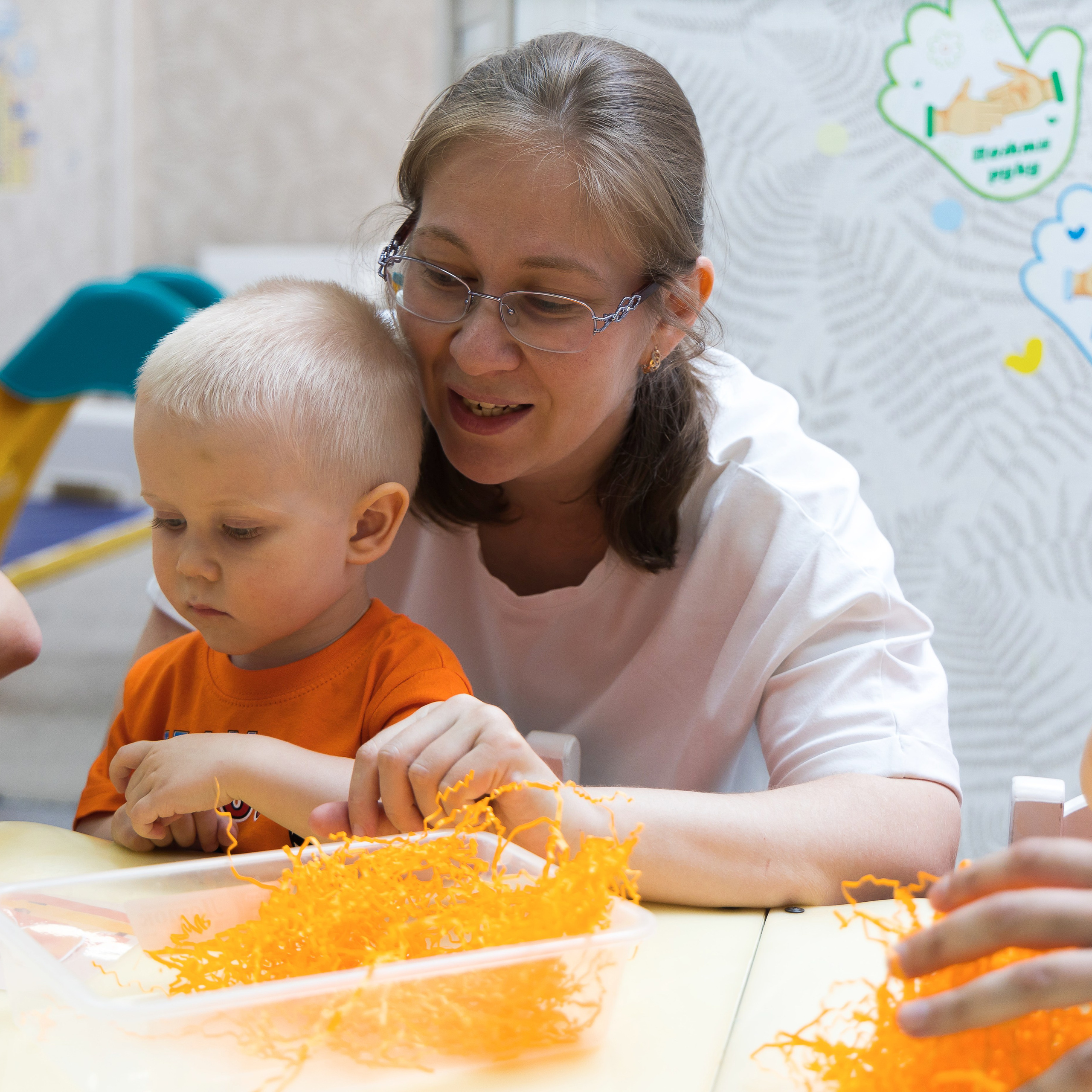 — Оранжевое занятие в Детском клубе «Буквашка» в Жуковском