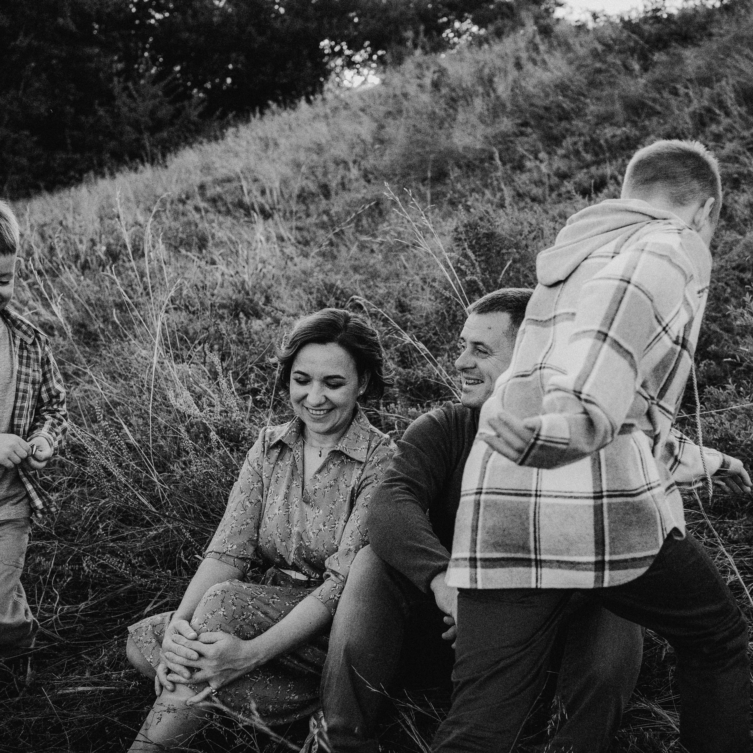 Надя и семья