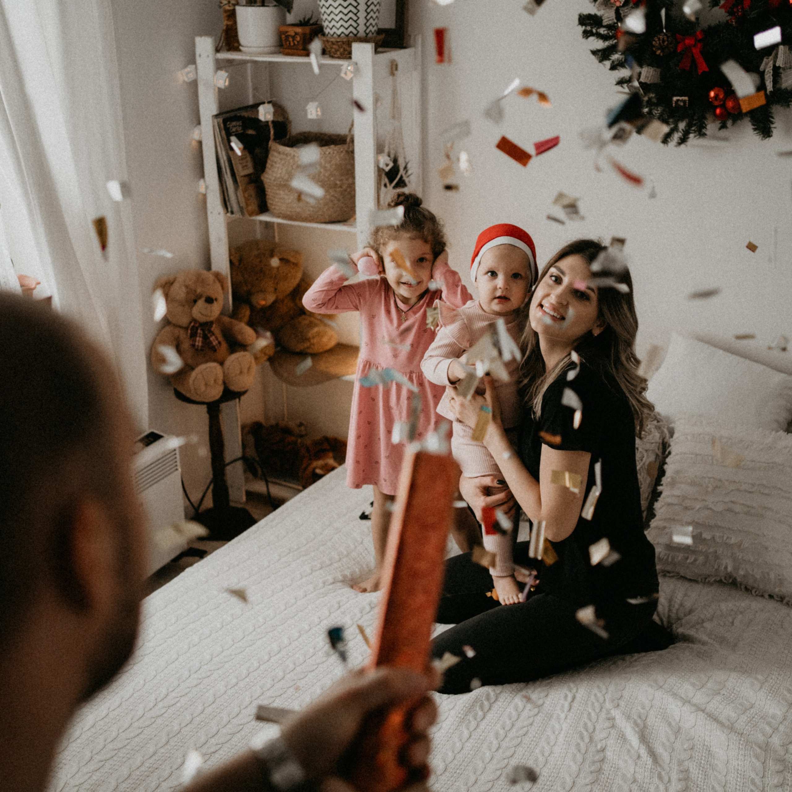 Новогодние Юля и ее семья