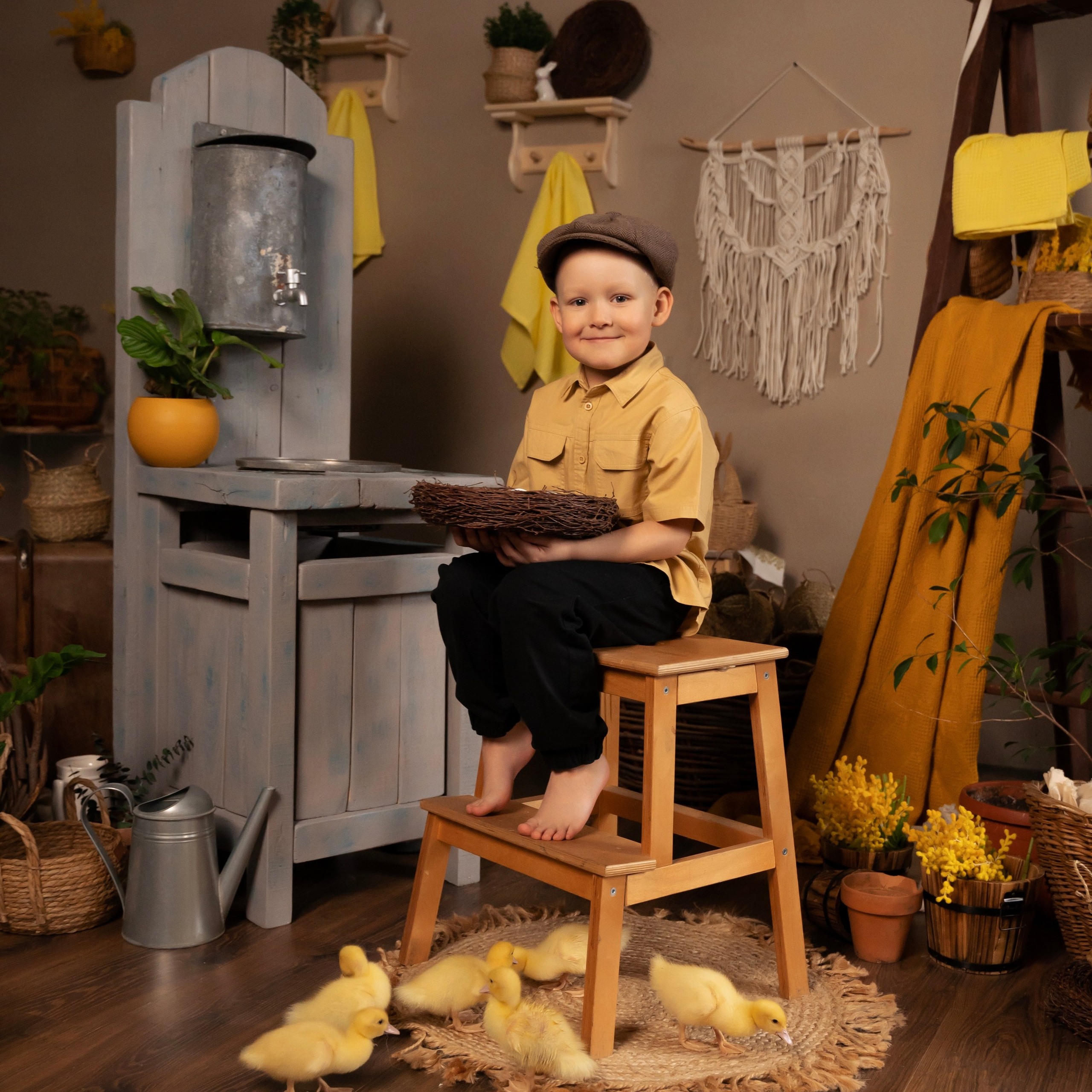 Купание утят