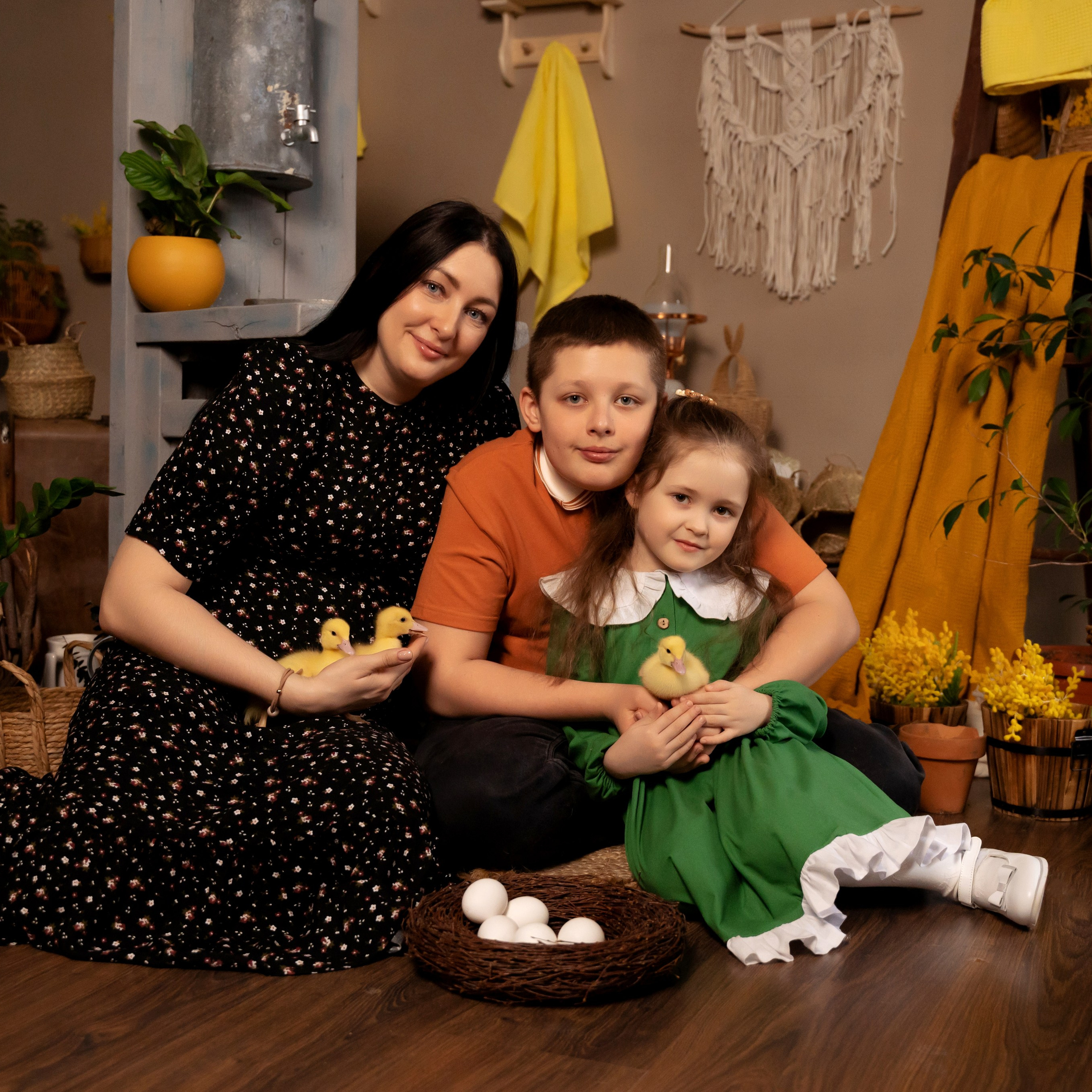 Купание утят