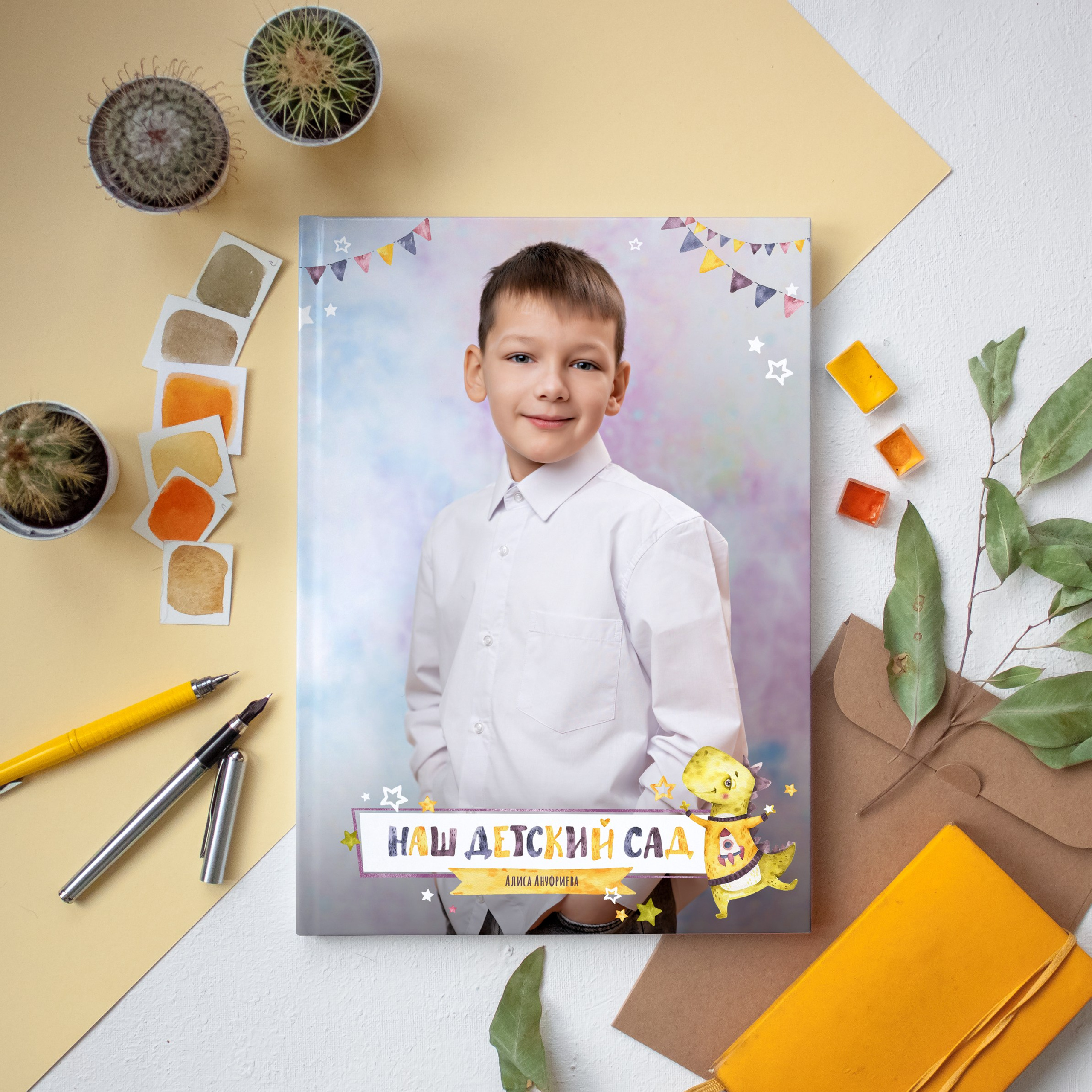 Единорожки и динозаврики 23×30 от 1400 руб.