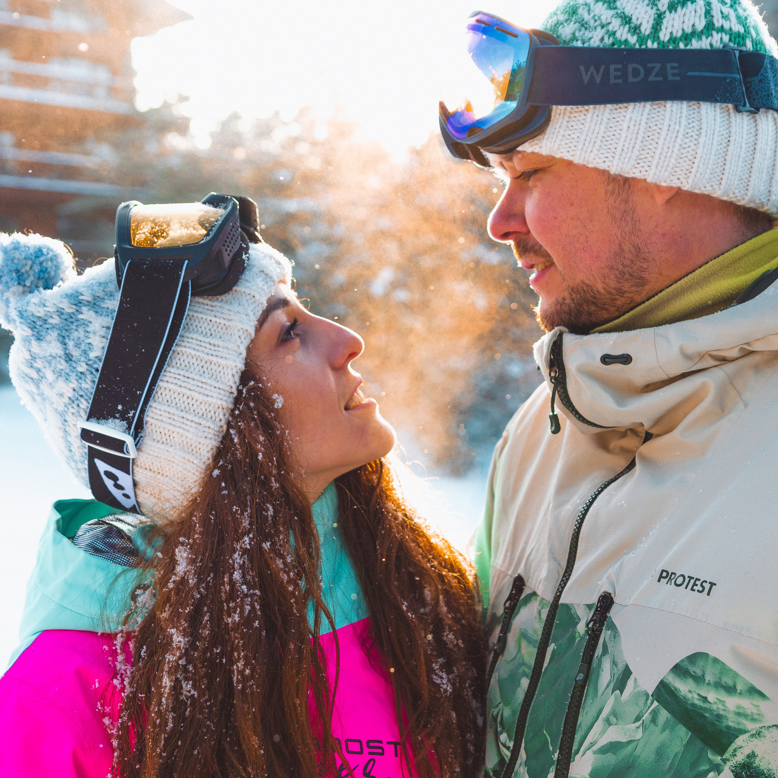 Съёмка на горнолыжном курорте для Инны и Ирека