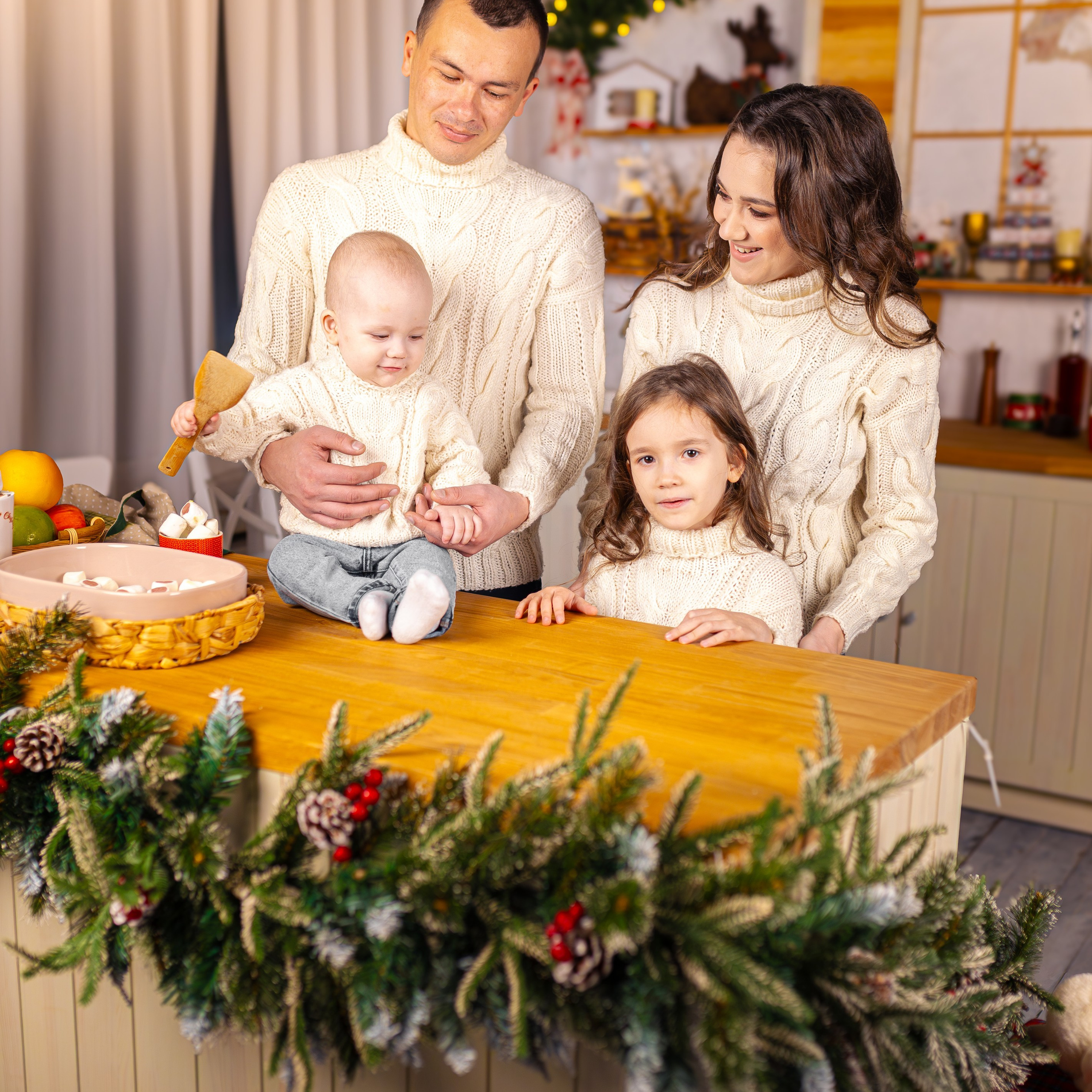 Новогодняя семейная