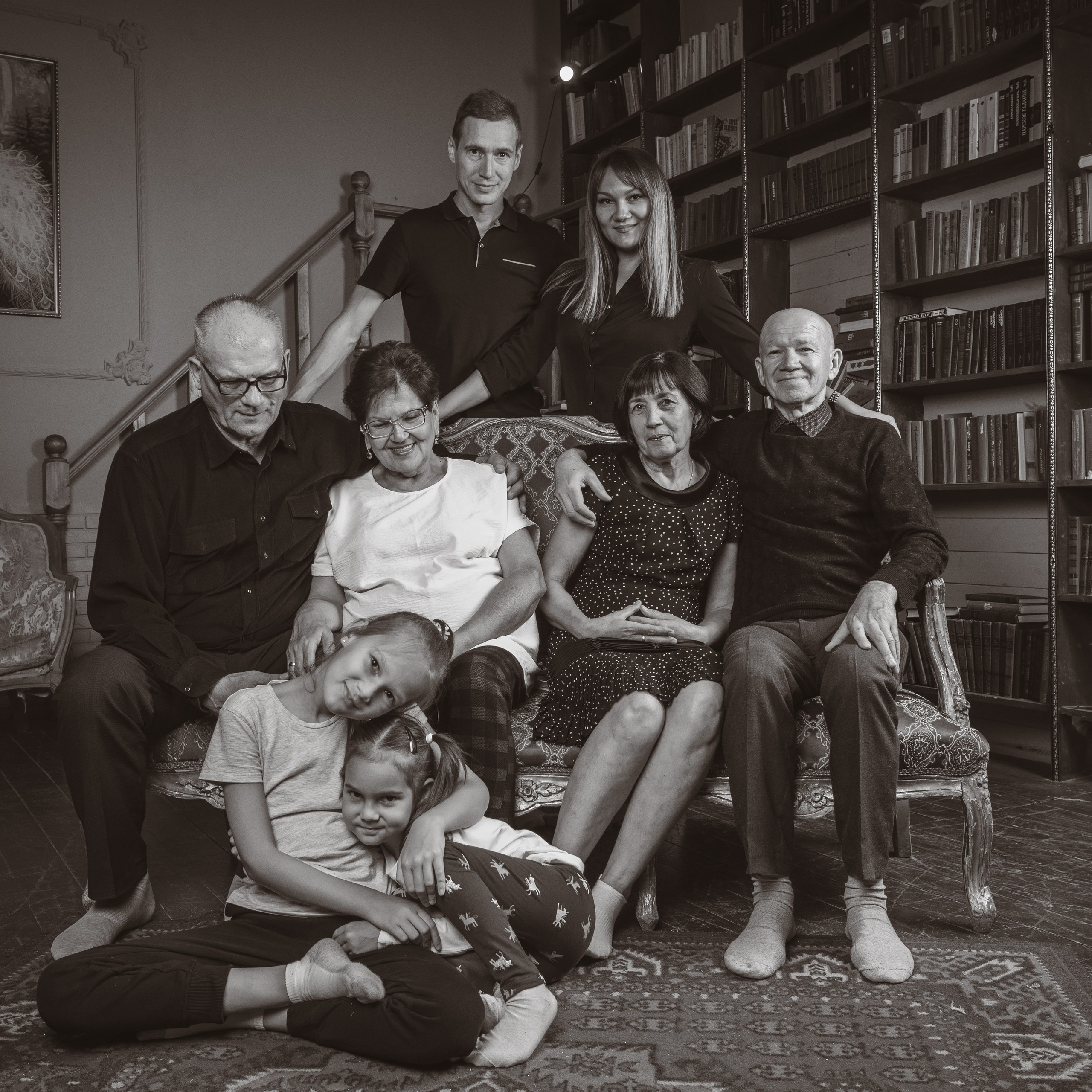 Фотосессия для большой семьи