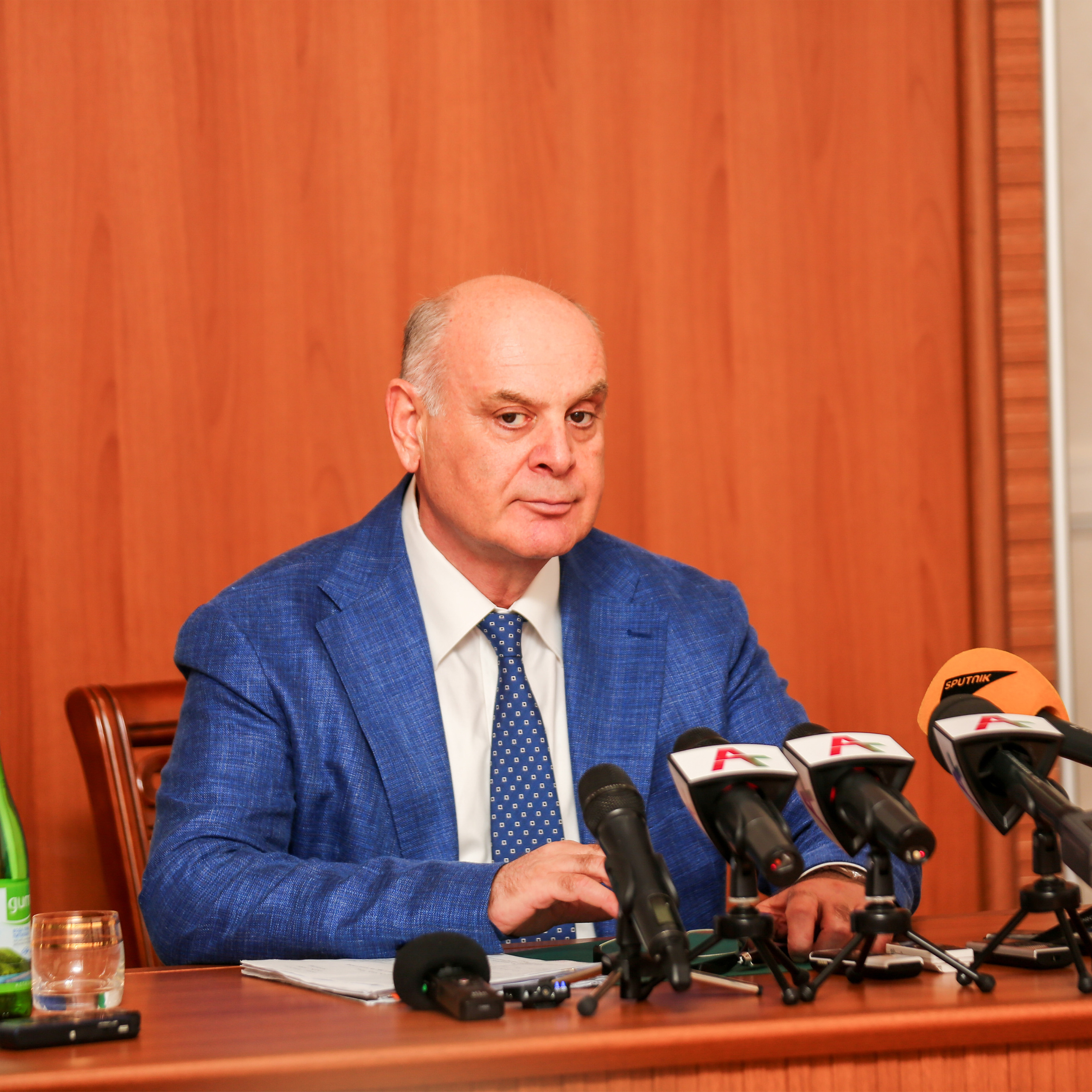 Пресс-конференция президента Абхазии