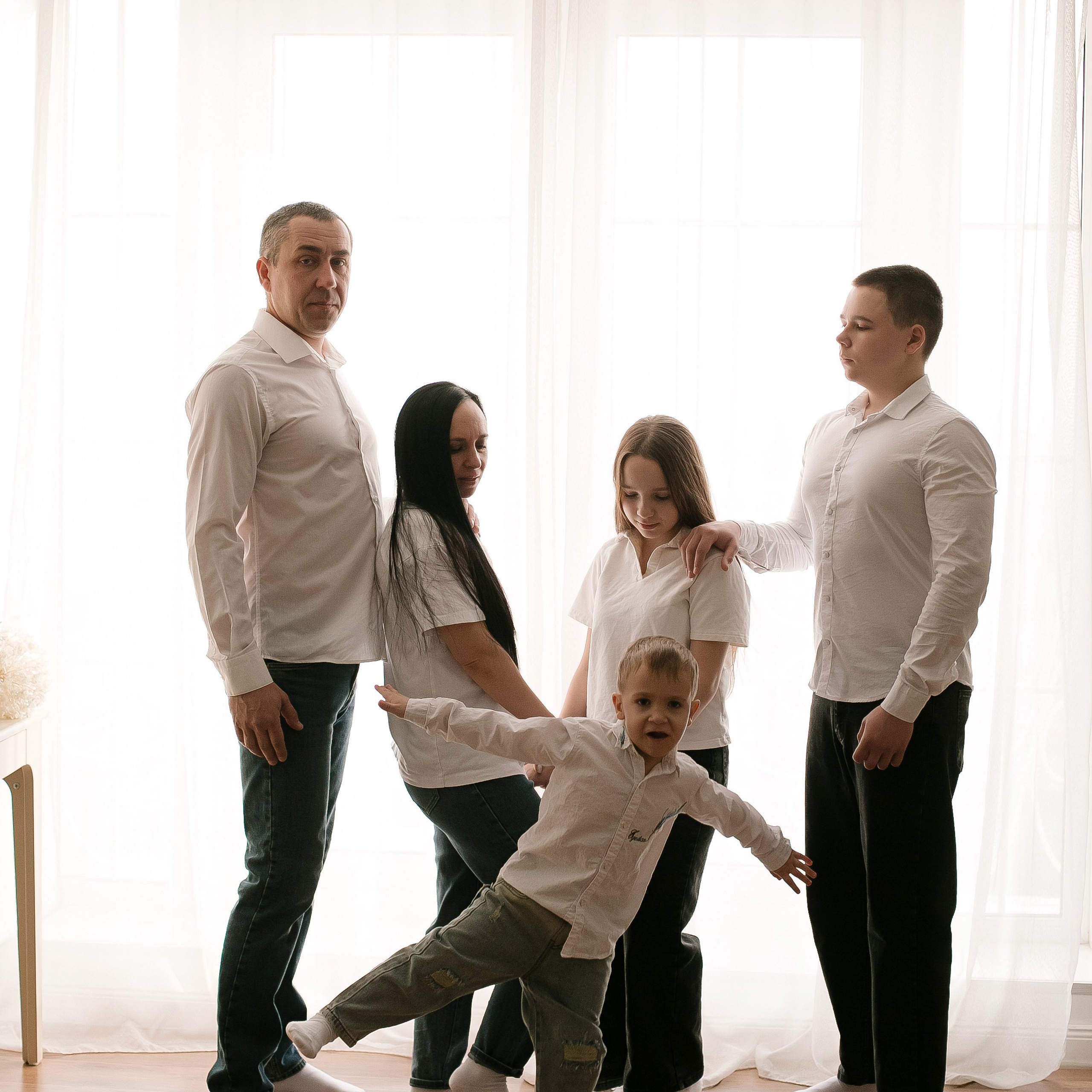 Уютная семейная съемка