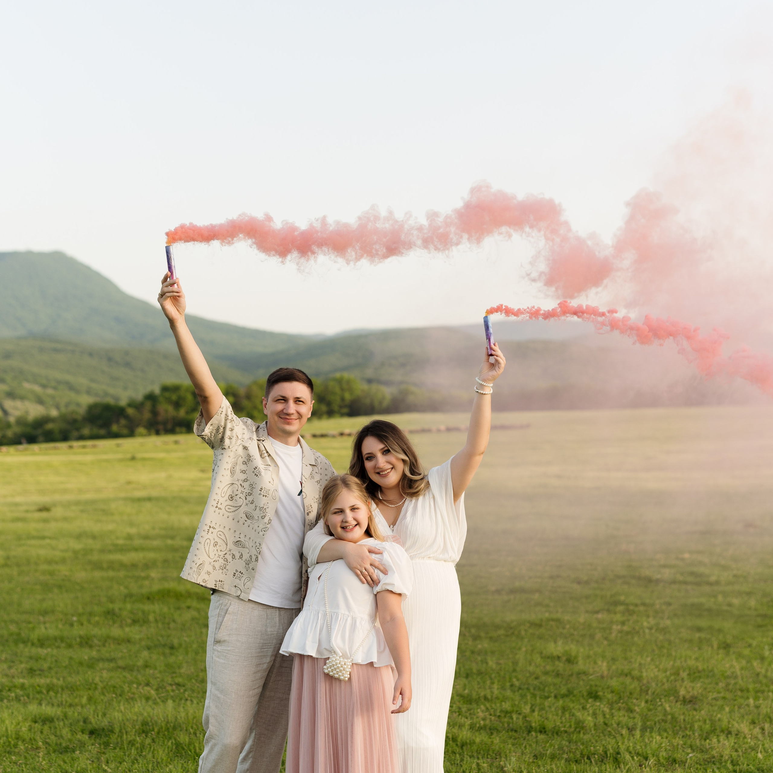 Кристина, Сергей и Есения